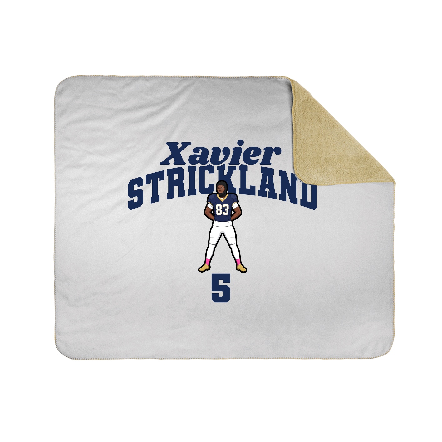 Throw Blanket — Signature Arch in White