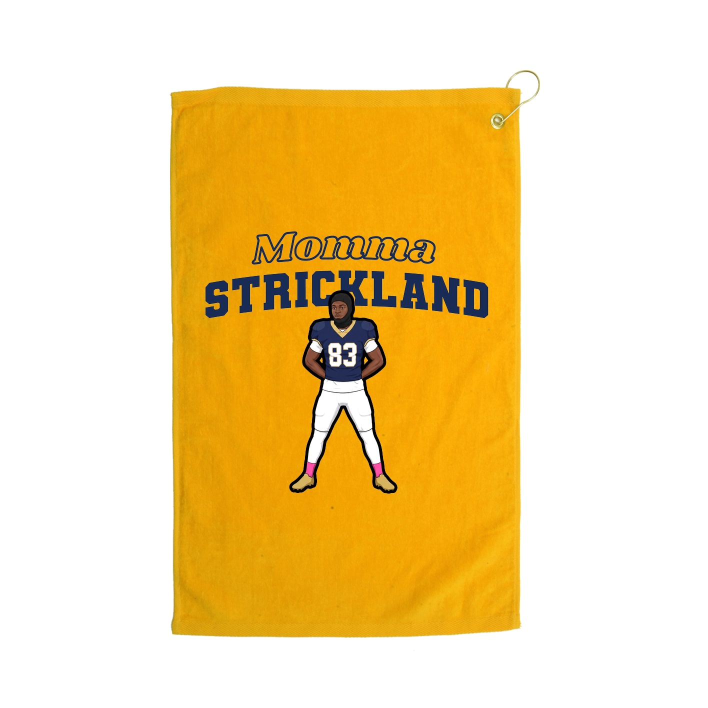 Golf Towel — Mothers Day Block in Gold