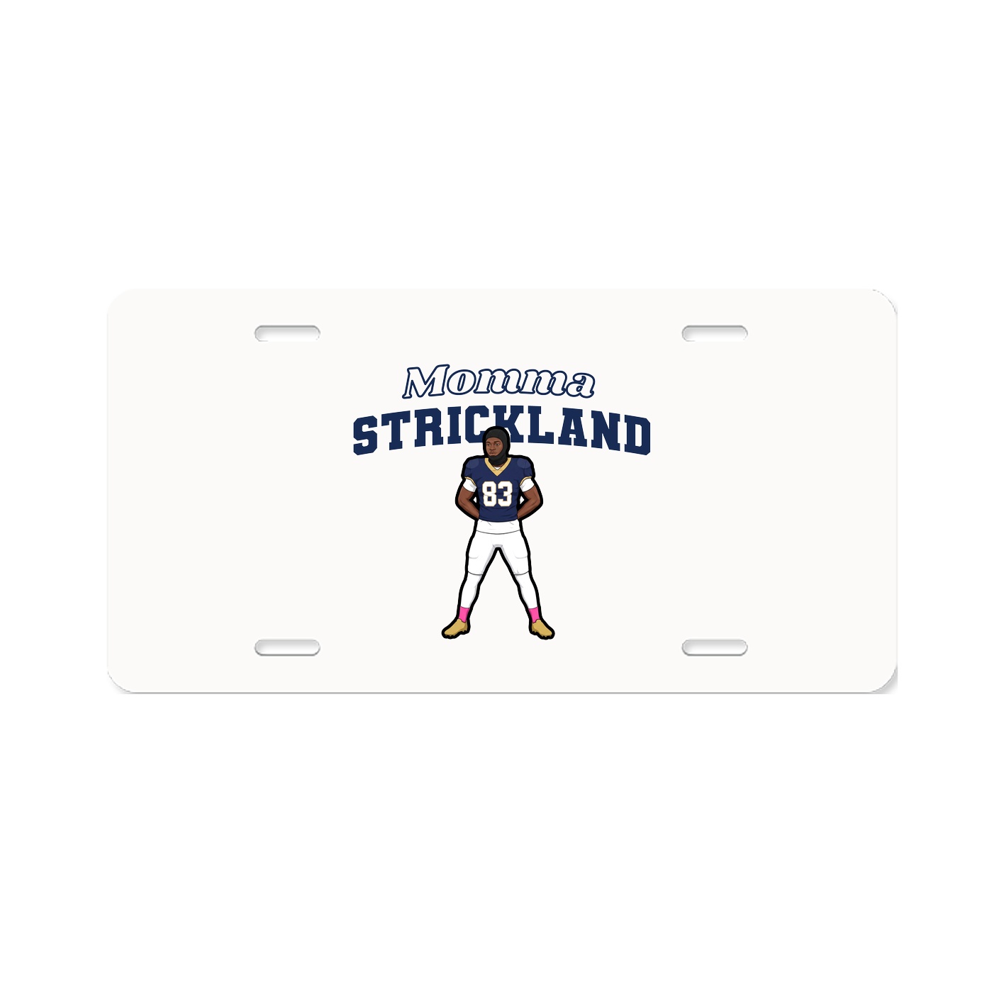 License Plate — Mothers Day Block in Classic