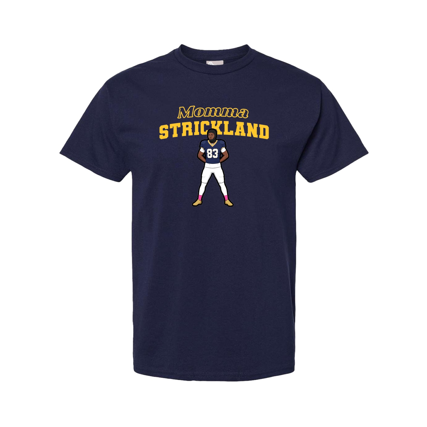 Youth Tee — Mothers Day Block in Navy