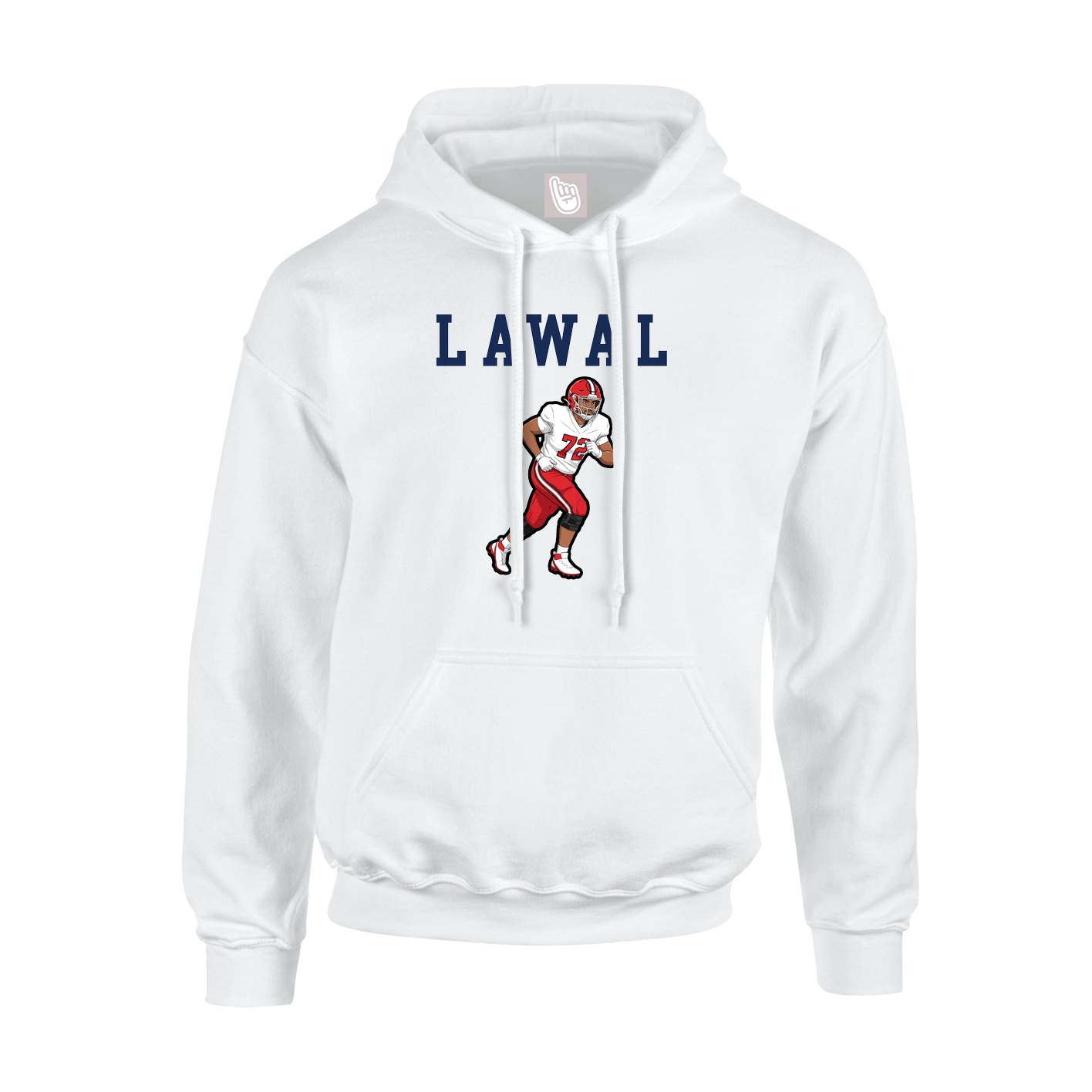 Hoodie — Shirsey in White