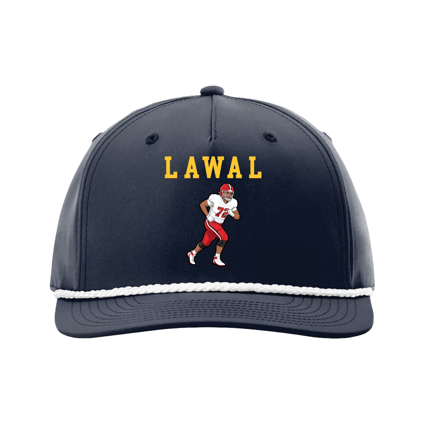 Five-Panel Classic Rope Cap — Shirsey in Navy