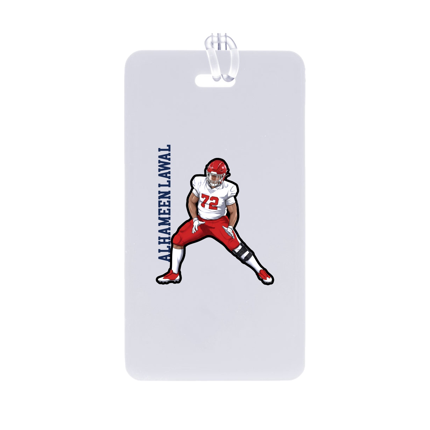 Bag Tag — Name Vertical in Classic