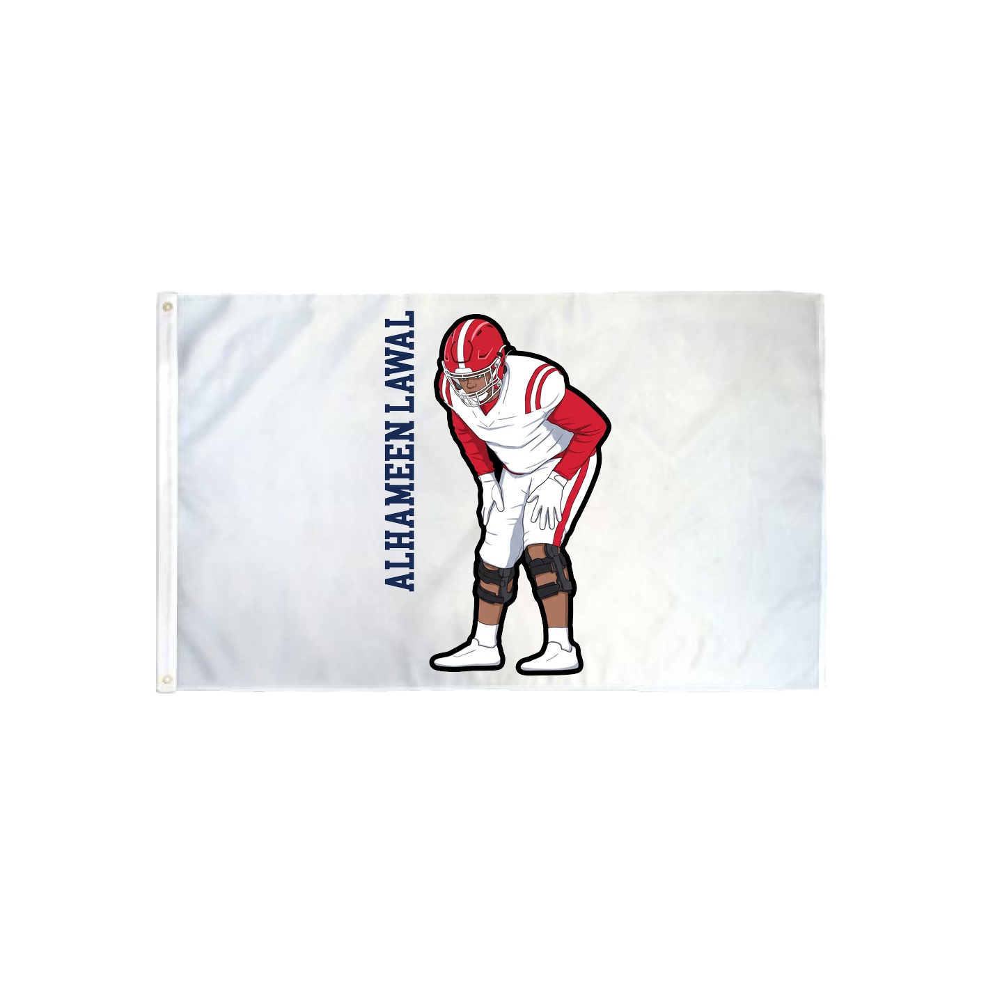 3x5 Flag — Name Vertical in Classic