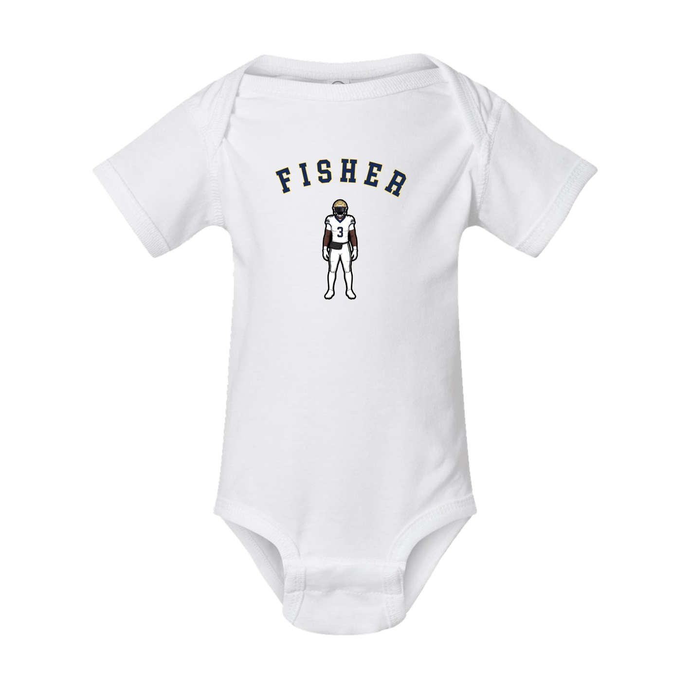 Baby Onesie — Shirsey Arch in White
