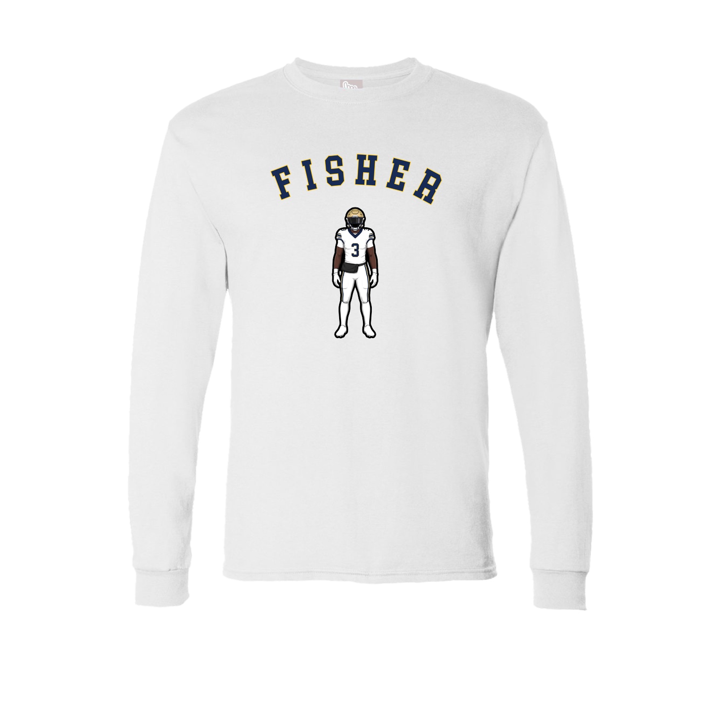 Long Sleeve Tee — Shirsey Arch in White
