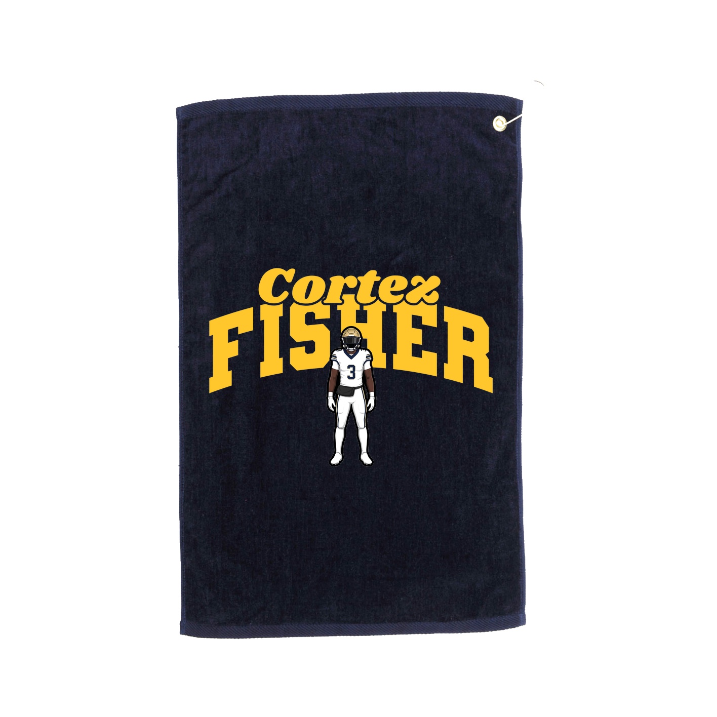 Golf Towel — Signature Arch in Navy