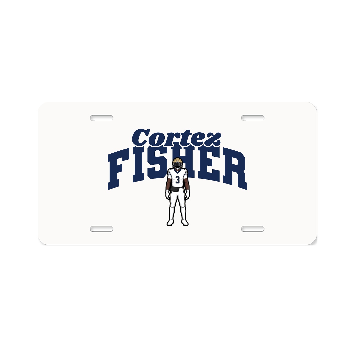 License Plate — Signature Arch in Classic