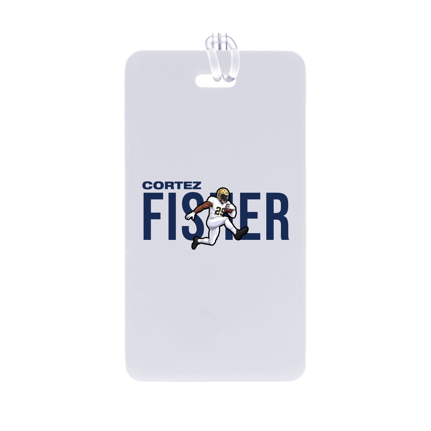 Bag Tag — Player Name in Classic