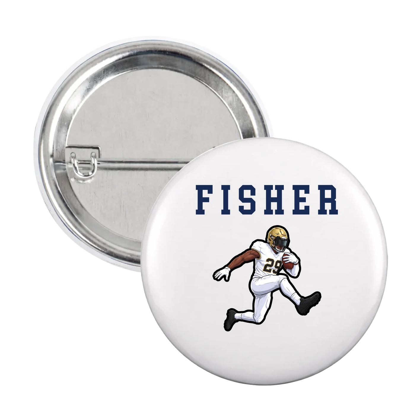 Game Day Button — Shirsey in White
