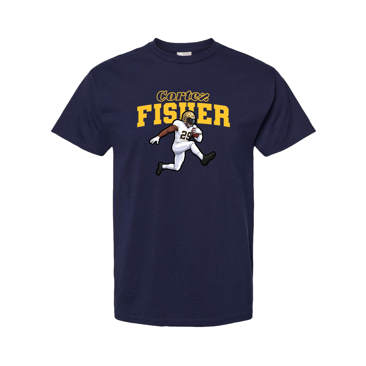 Youth Tee — Name Arch in Navy