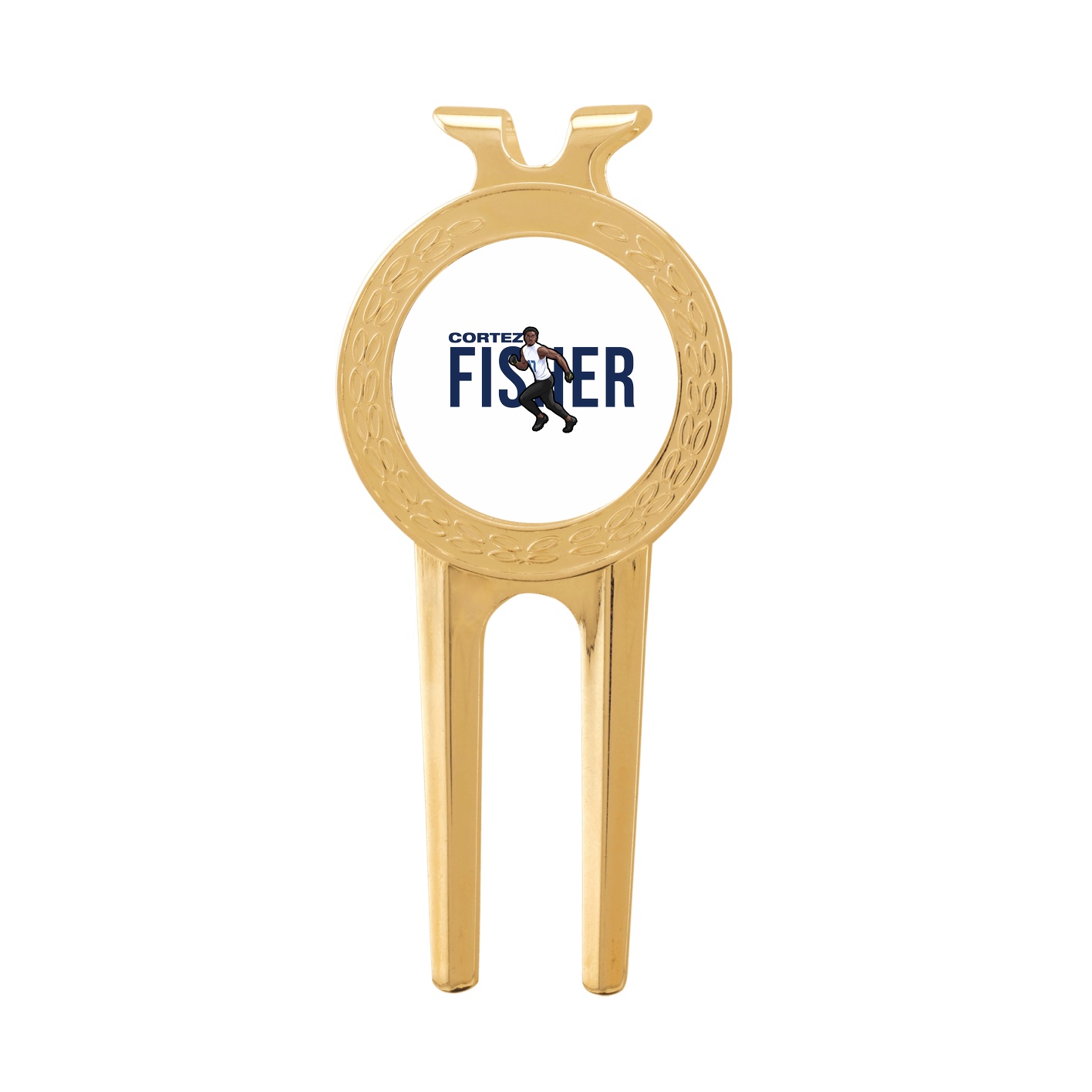 Divot Tool with Ball Marker — Player Name in Classic