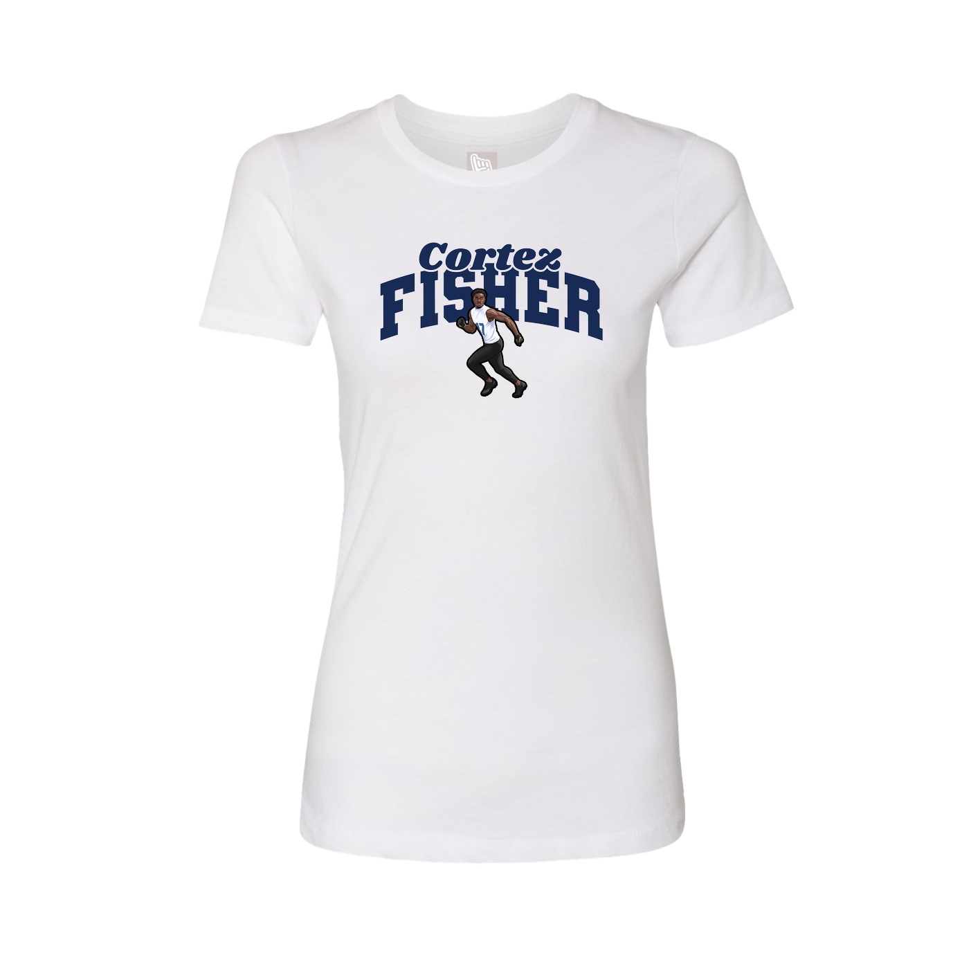 Womens Tee — Signature Arch in White