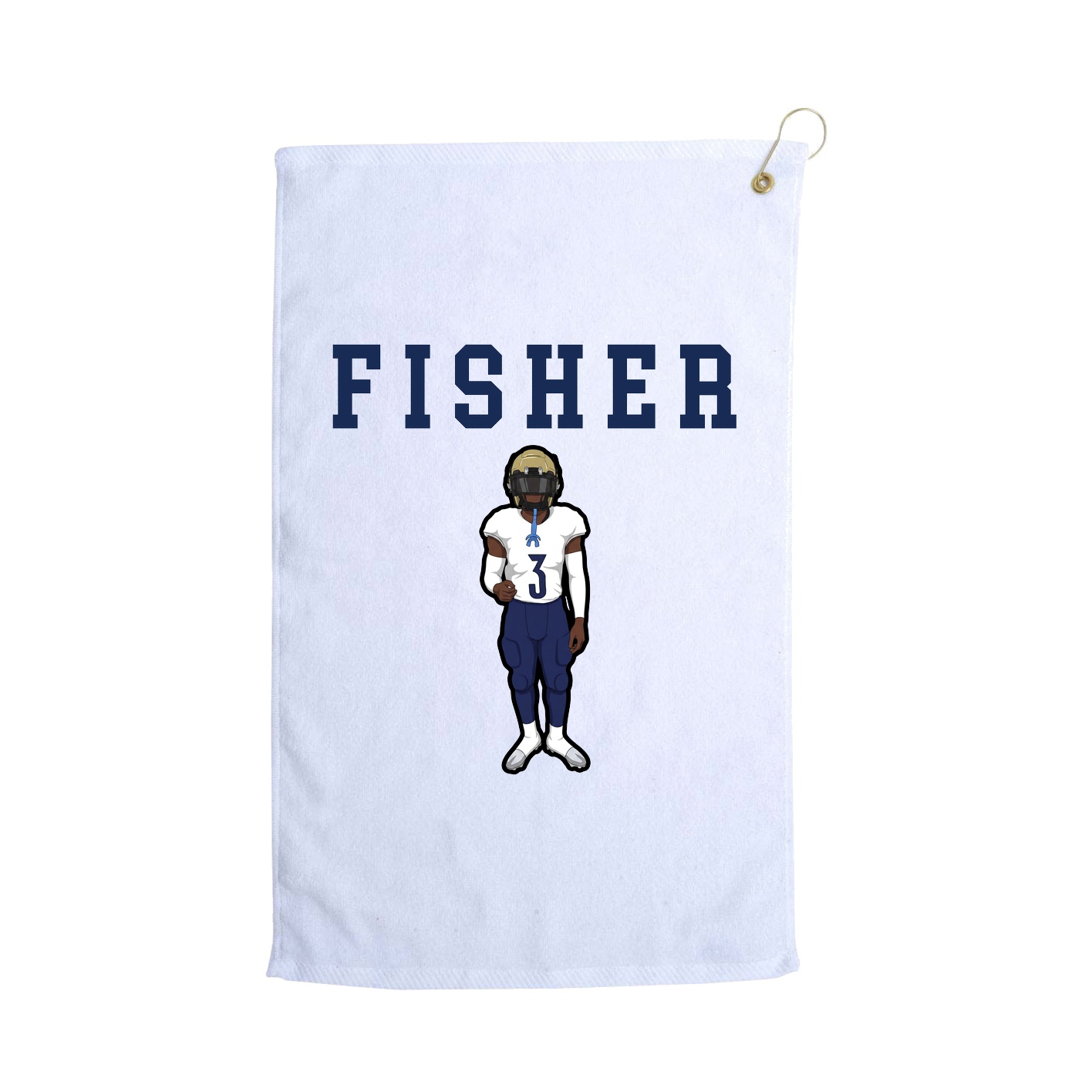 Golf Towel — Shirsey in White