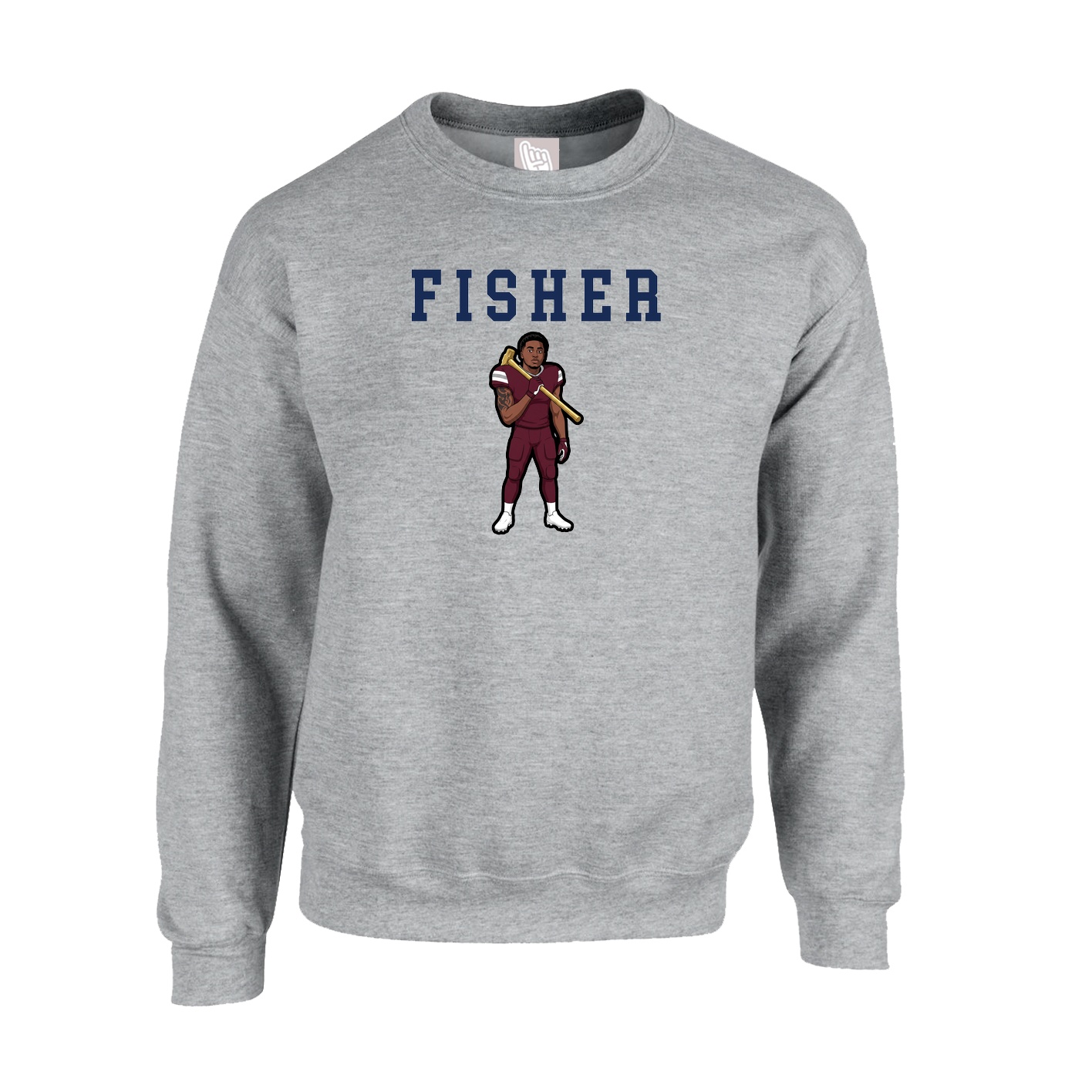 Fleece Crew — Shirsey in Grey