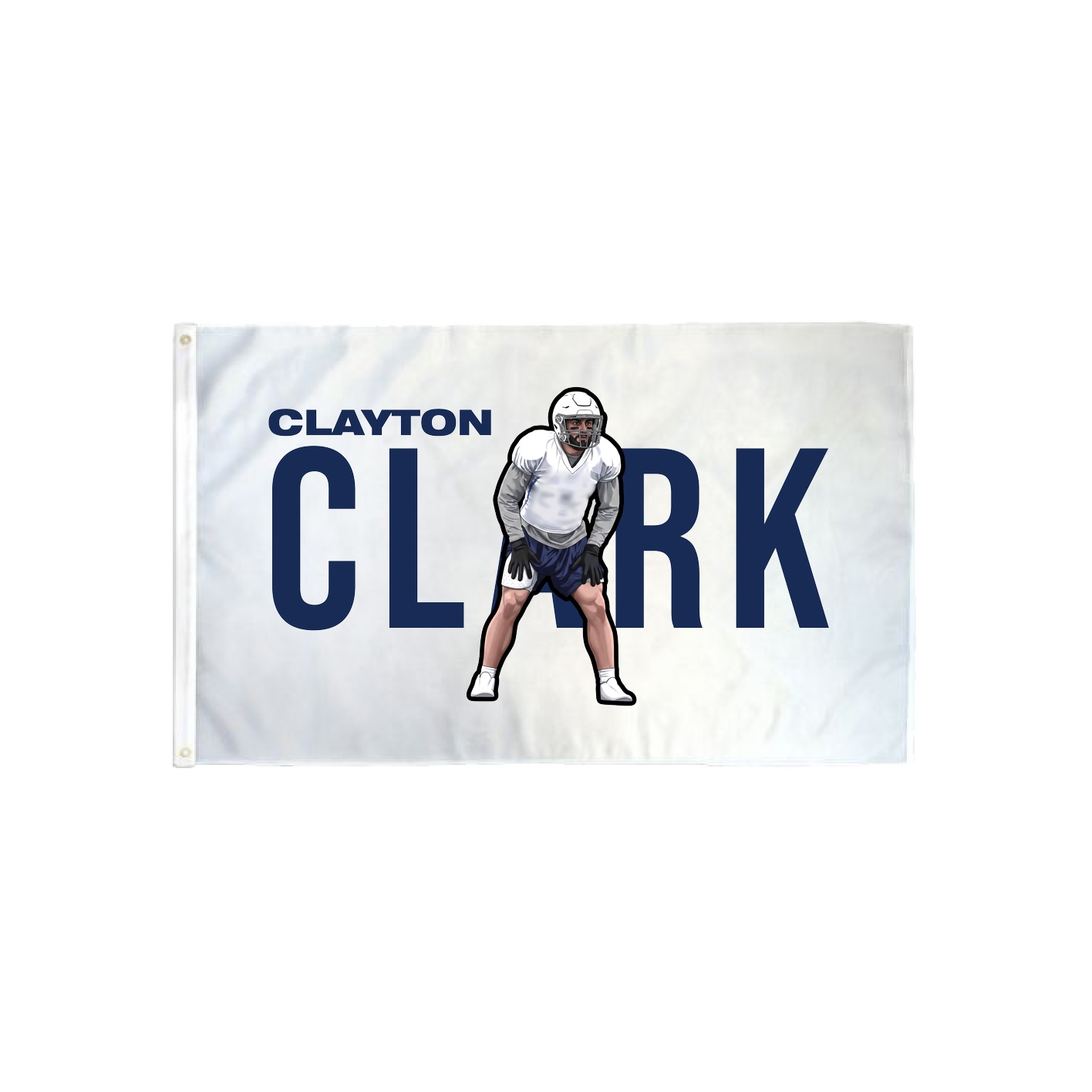 3x5 Flag — Player Name in Classic