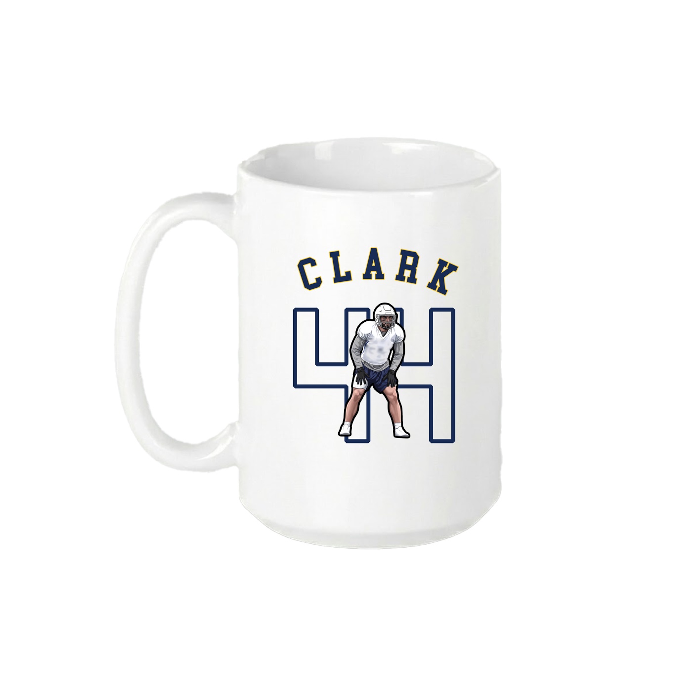 15oz Coffee Mug — Shirsey Arch in White