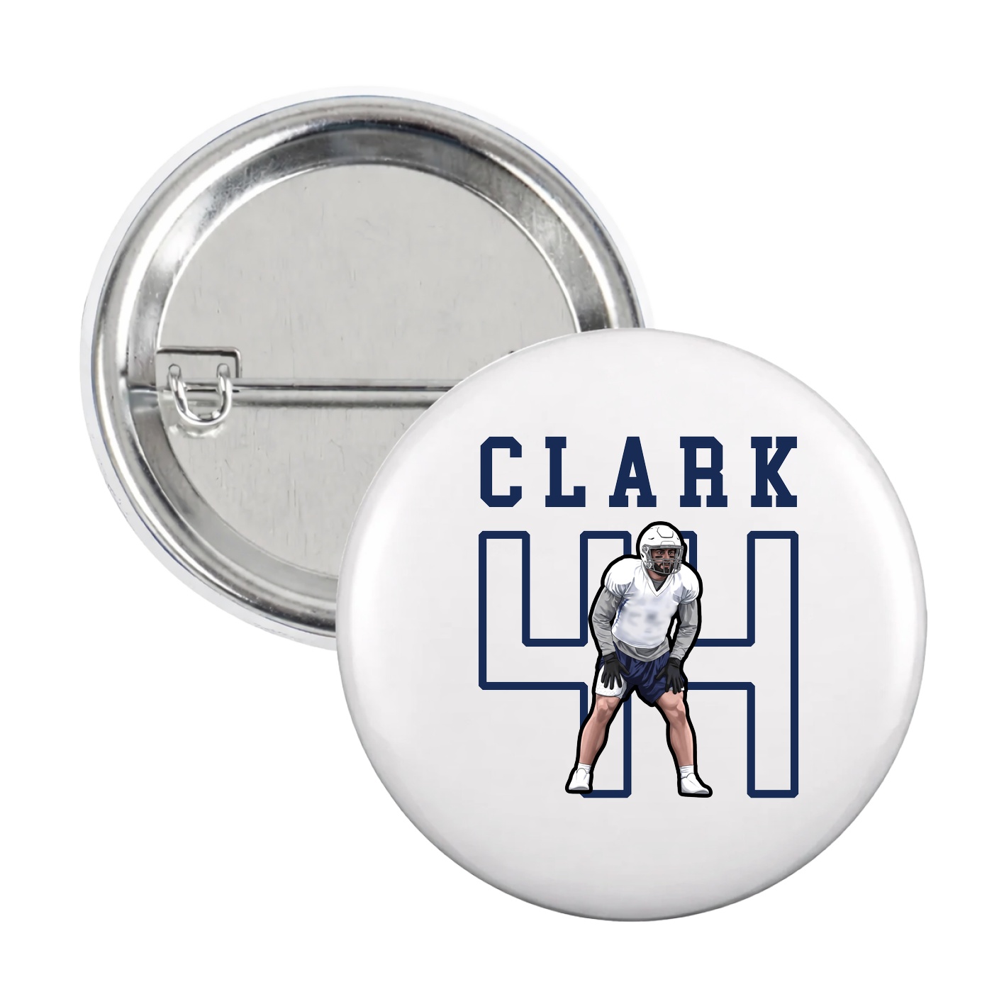 Game Day Button — Shirsey in White