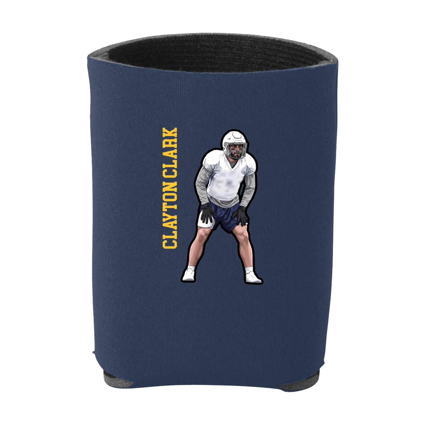 Can Holder — Name Vertical in Navy