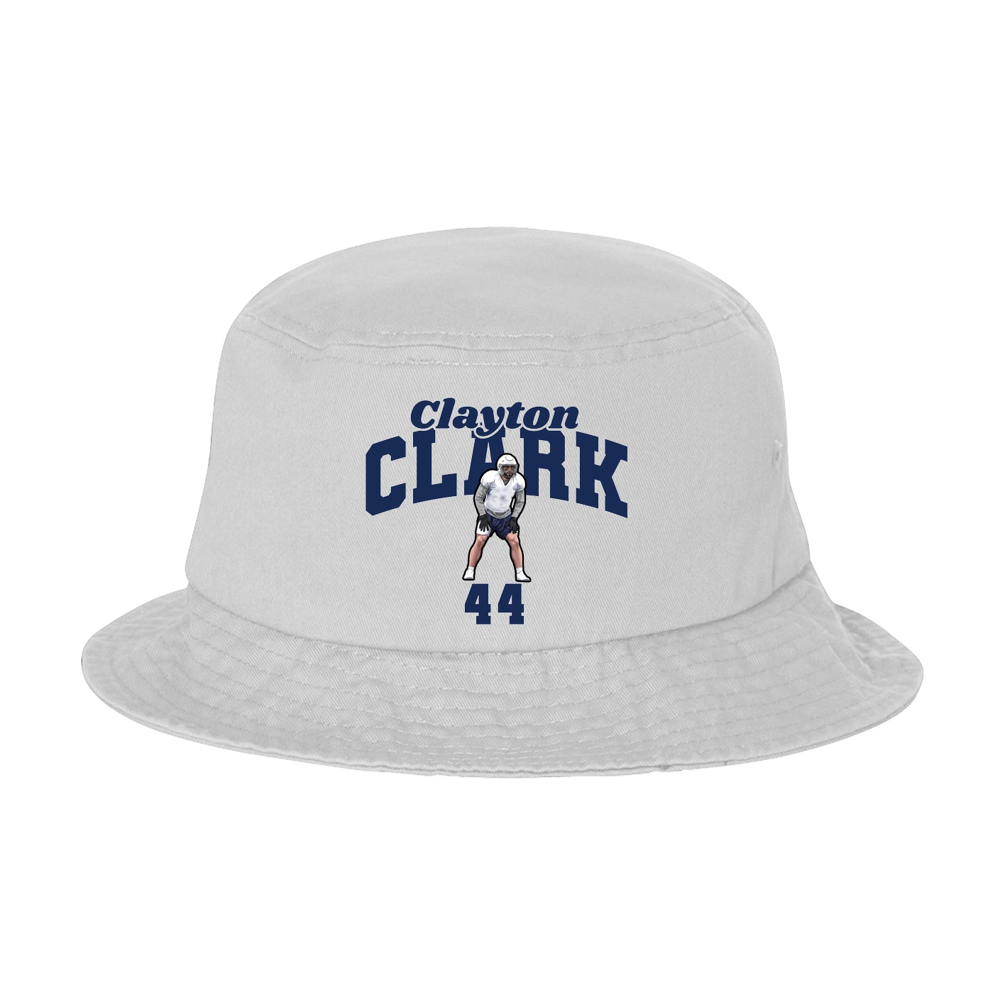 Bucket Cap — Signature Arch in White