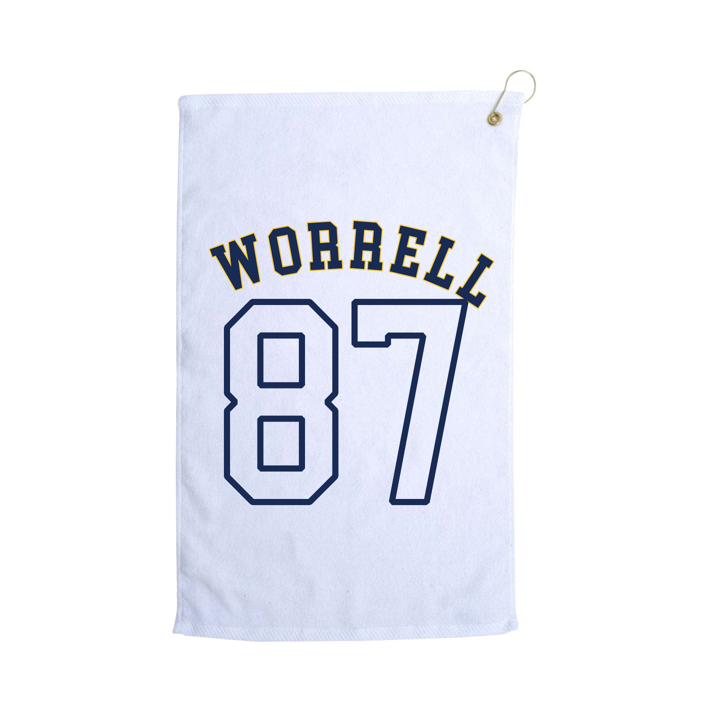 Golf Towel — Shirsey Arch in White