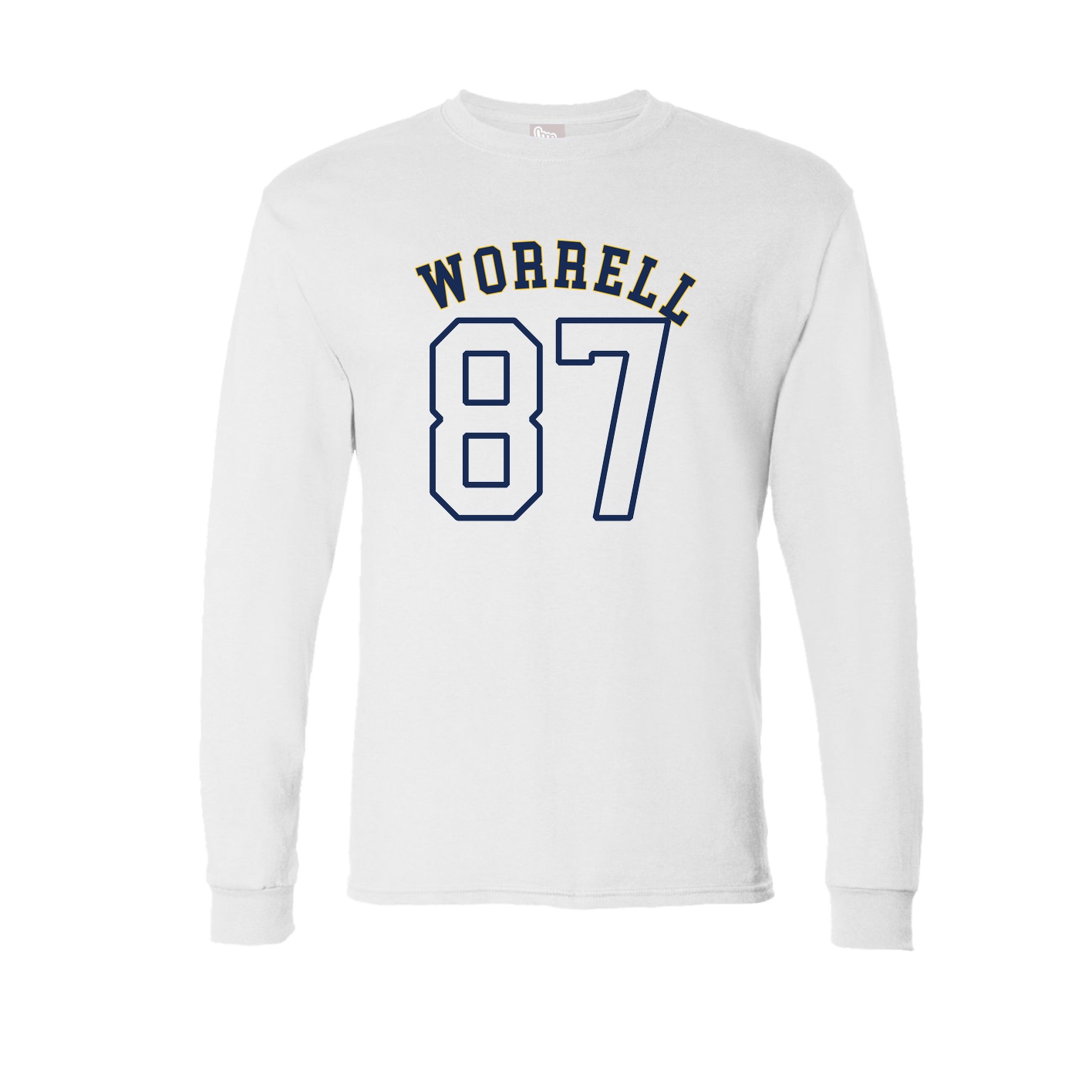 Long Sleeve Tee — Shirsey Arch in White