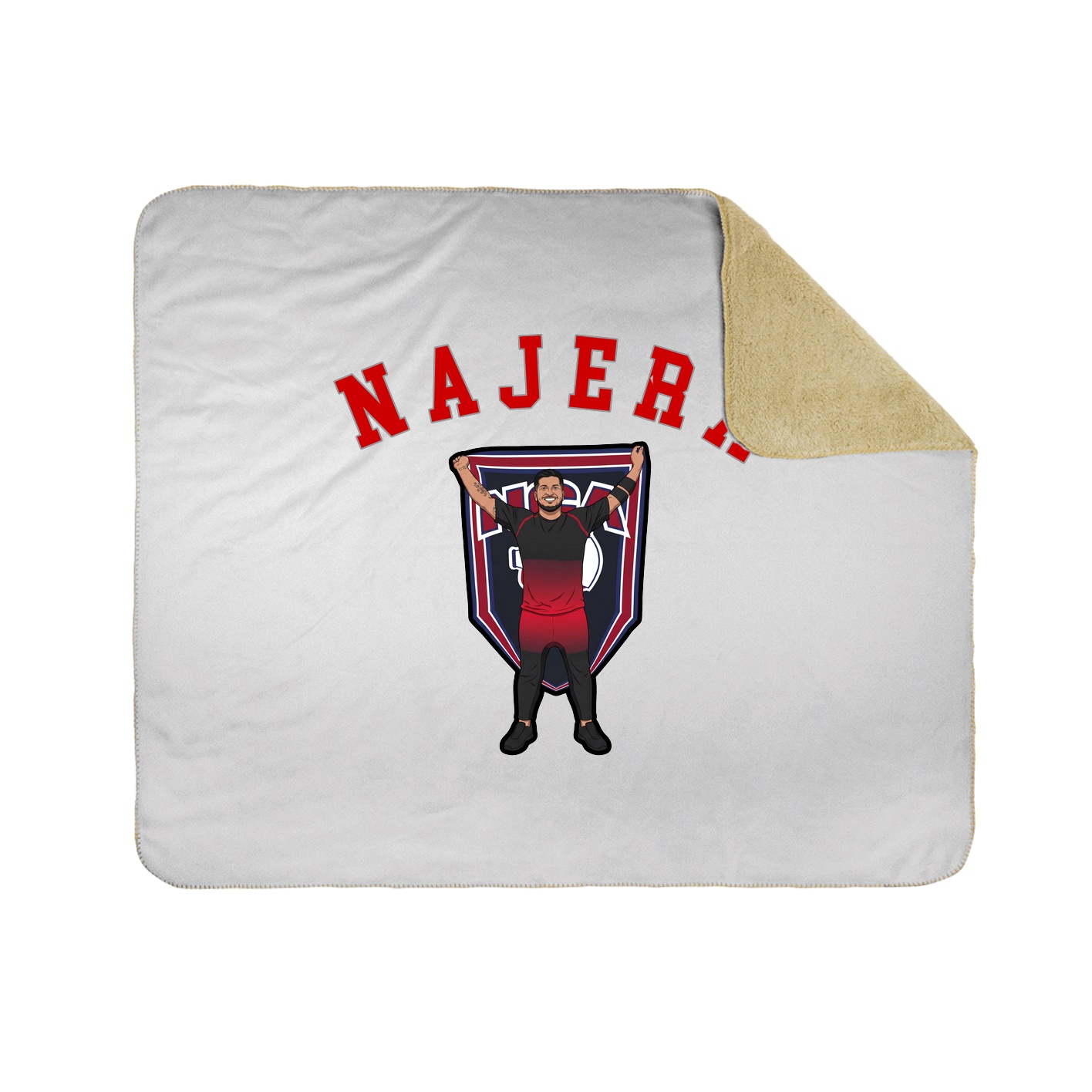 Throw Blanket — Shirsey Arch in White