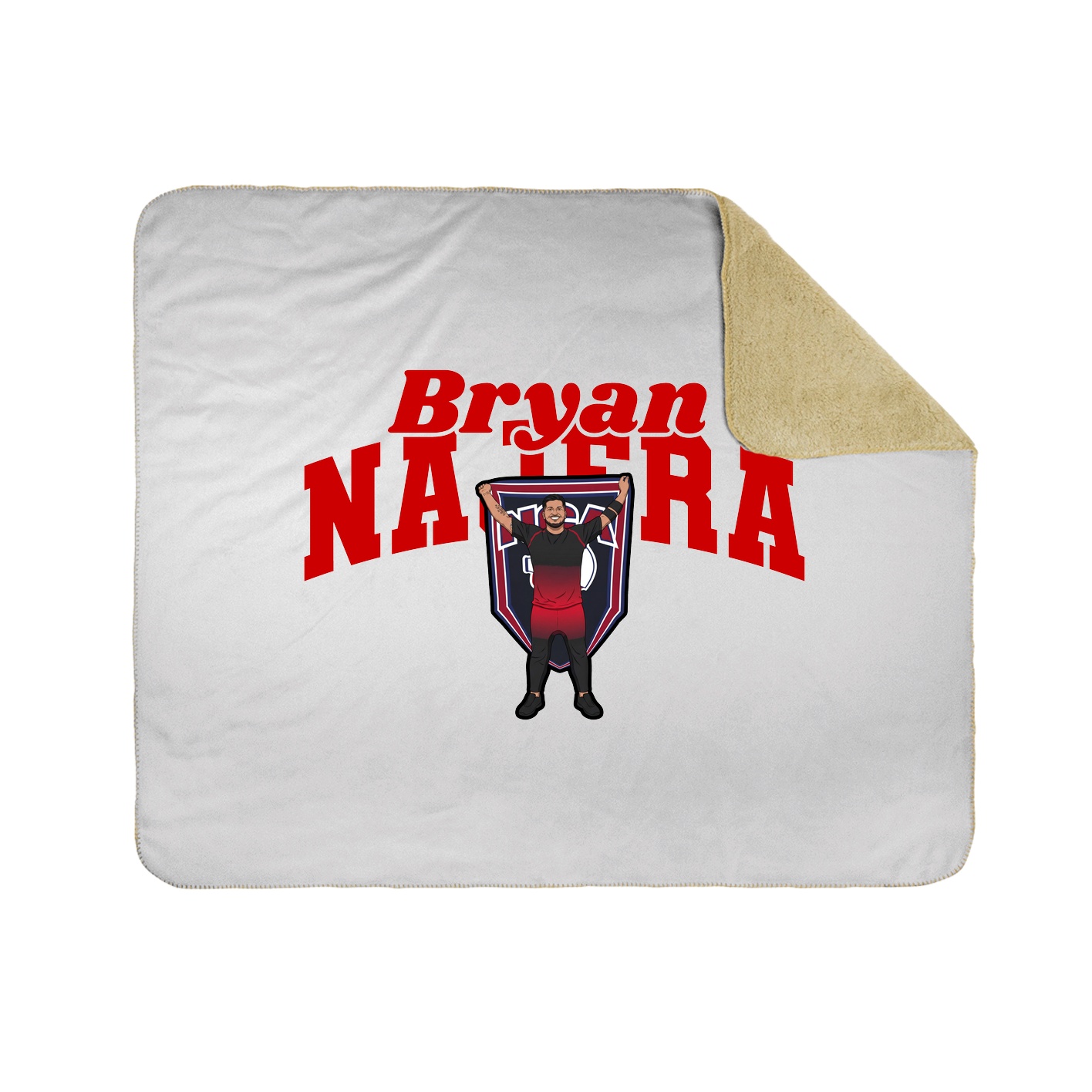 Throw Blanket — Signature Arch in White