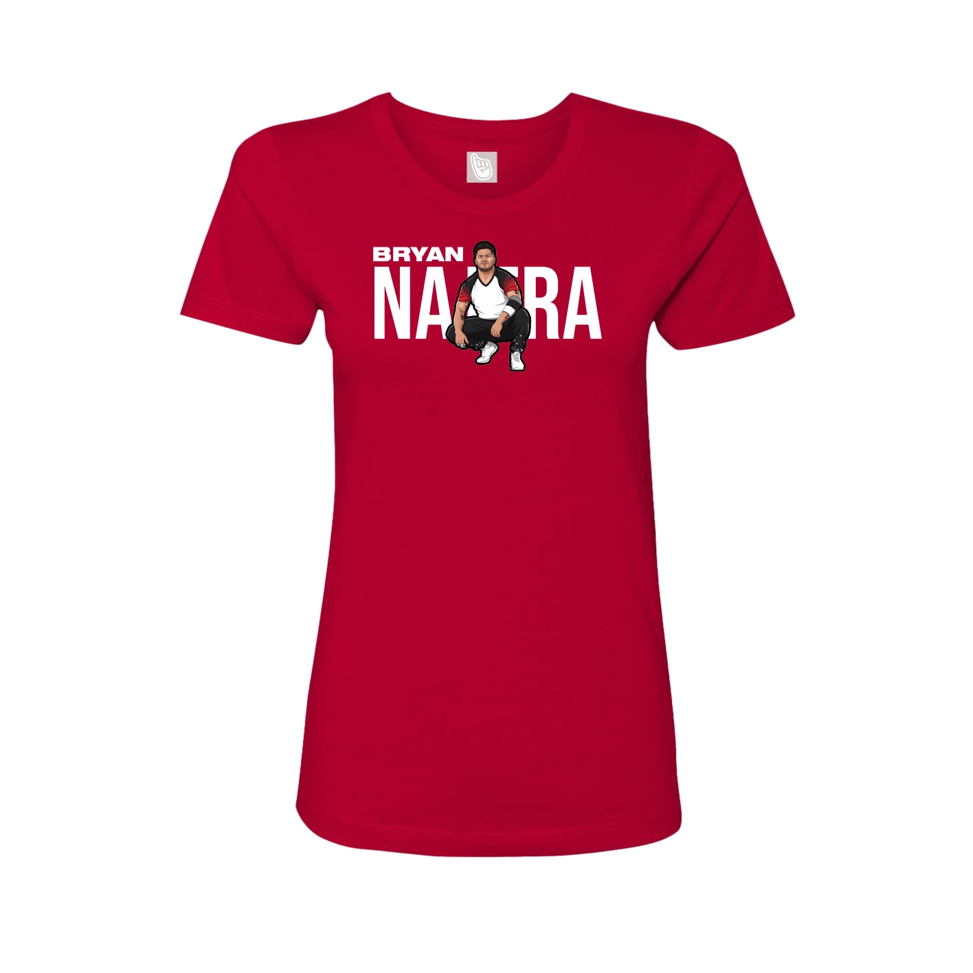 Womens Tee — Player Name in Red
