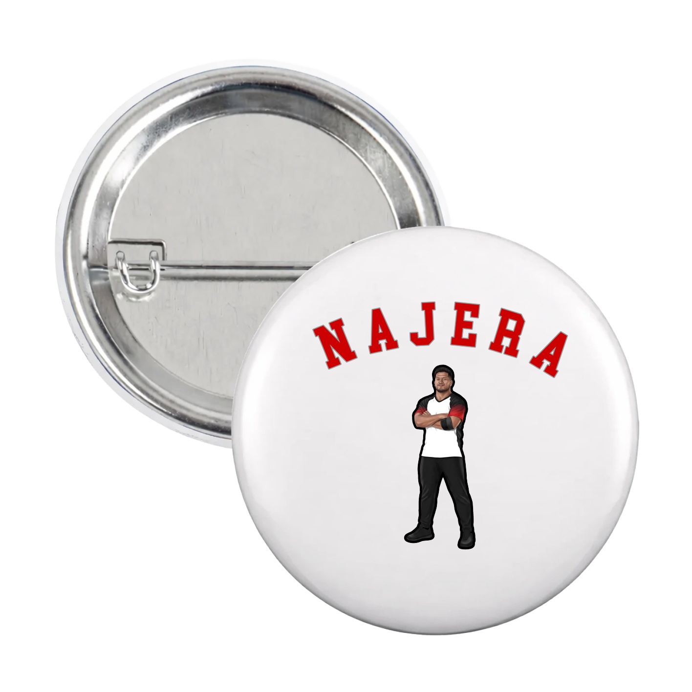 Game Day Button — Shirsey Arch in White