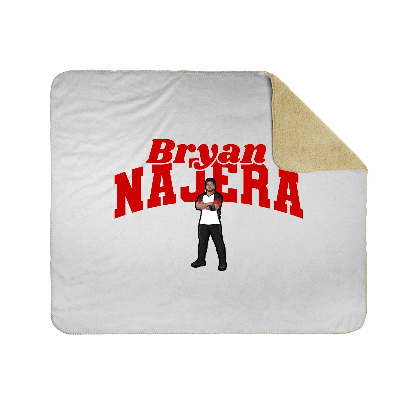 Throw Blanket — Signature Arch in White
