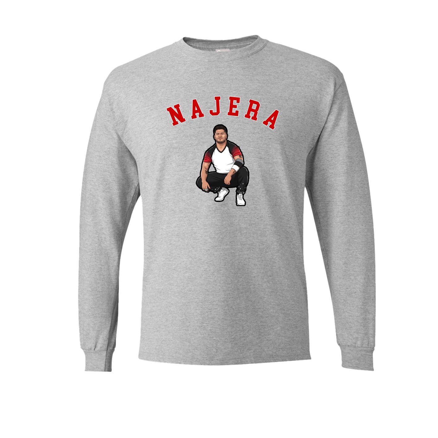 Long Sleeve Tee — Shirsey Arch in Grey