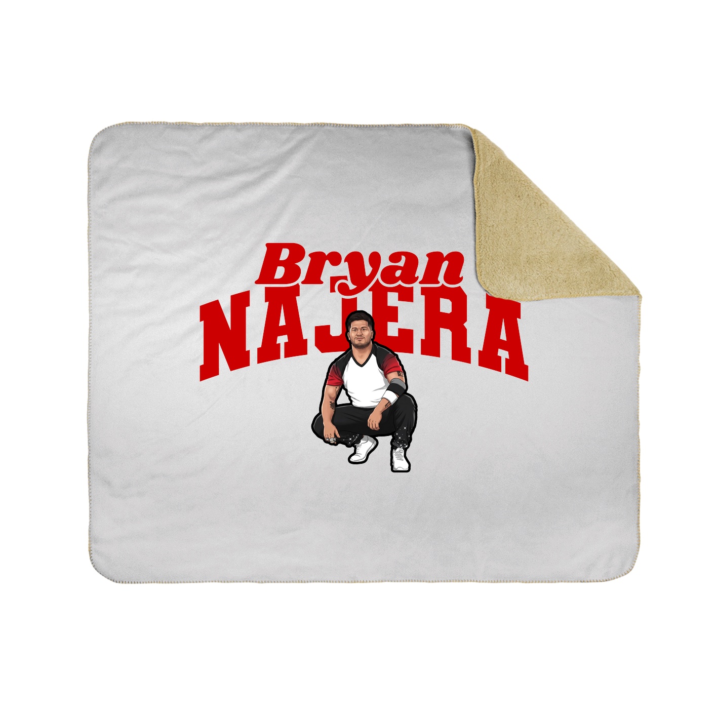 Throw Blanket — Signature Arch in White
