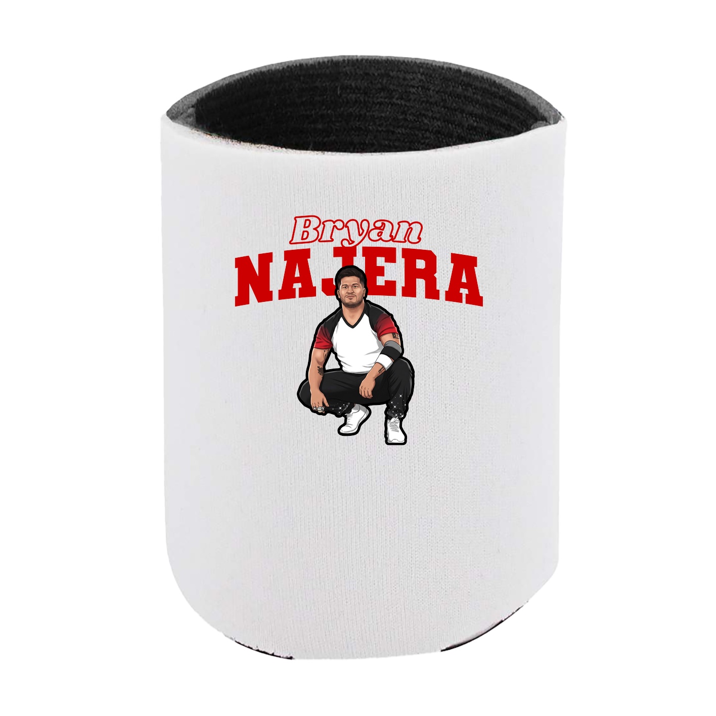 Can Holder — Name Arch in White