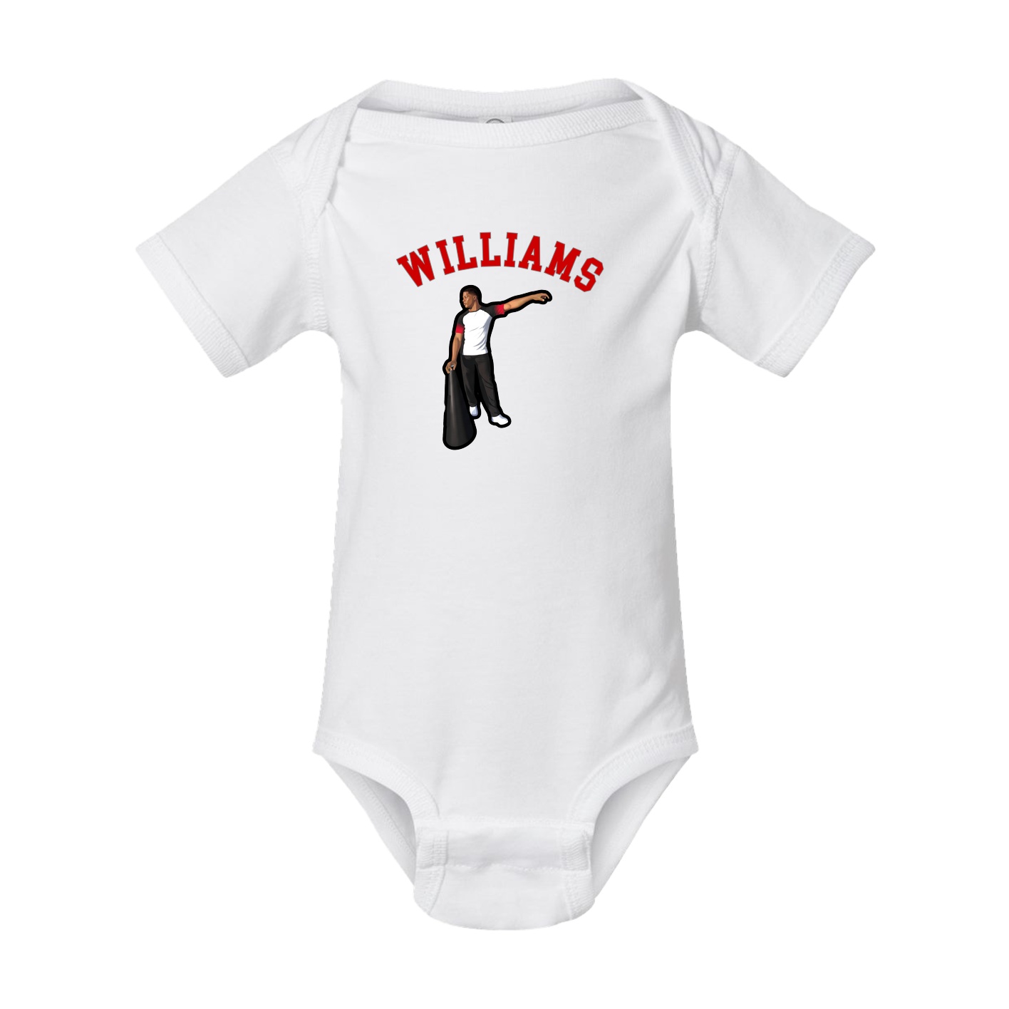 Baby Onesie — Shirsey Arch in White