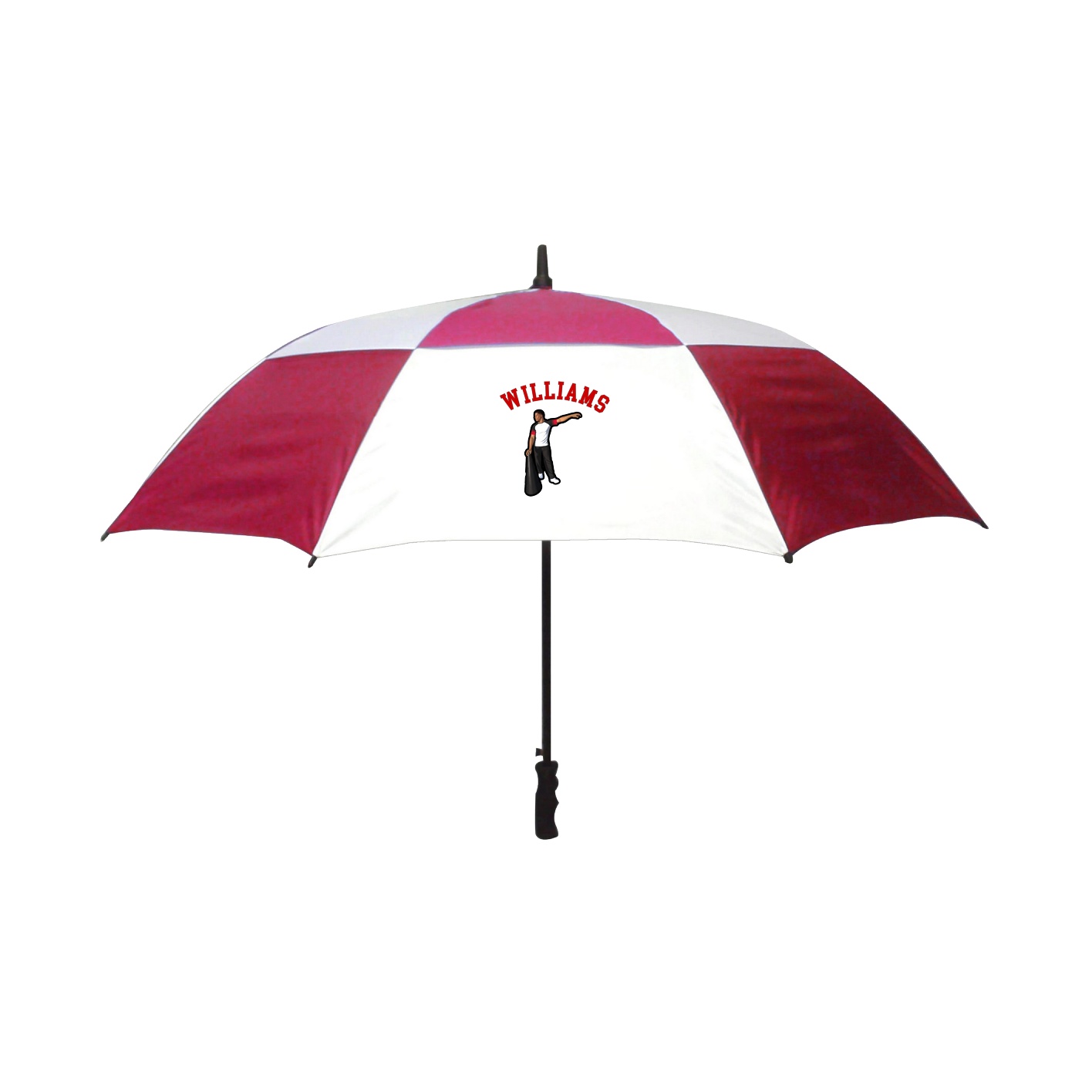 Golf Umbrella — Shirsey Arch in Red