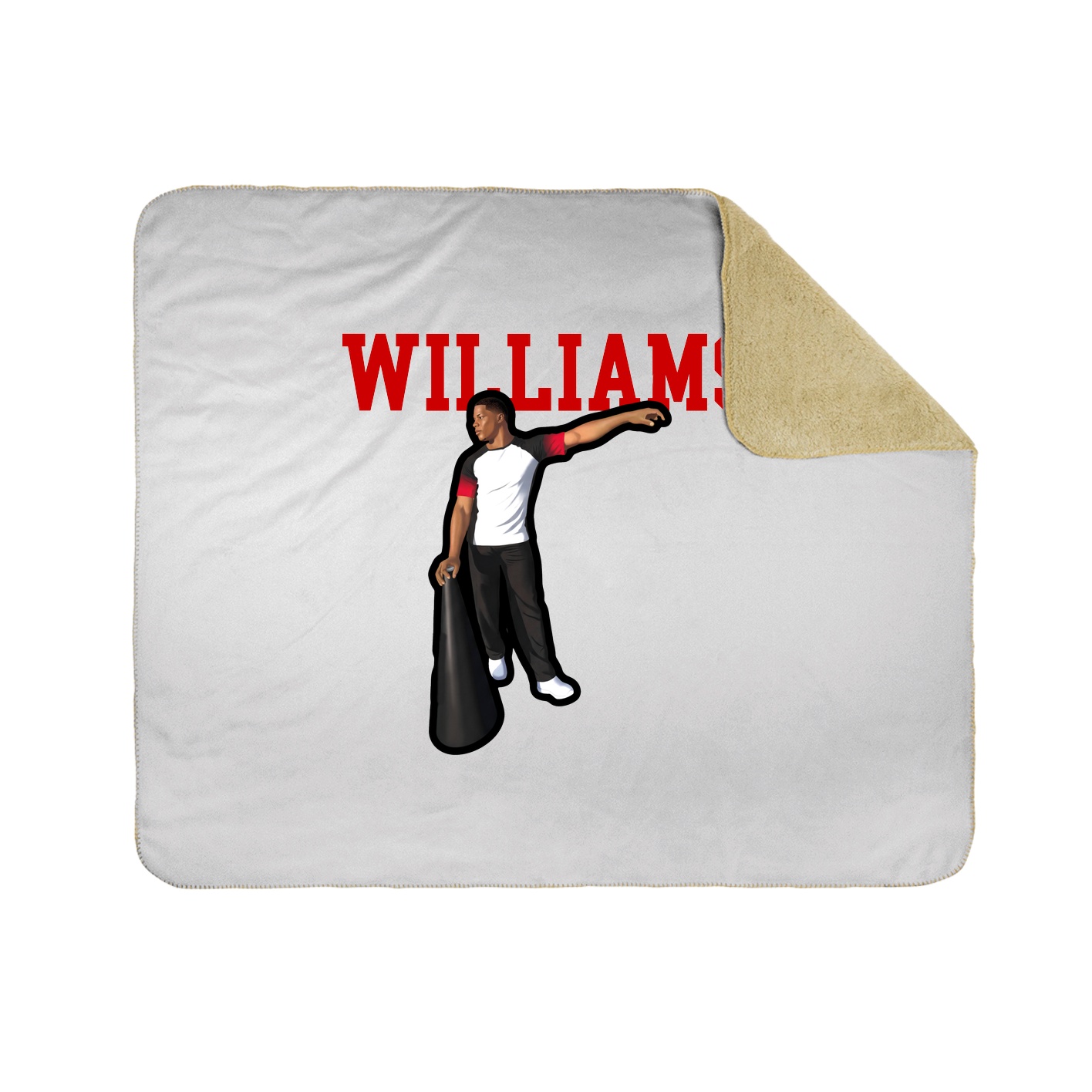 Throw Blanket — Shirsey in White
