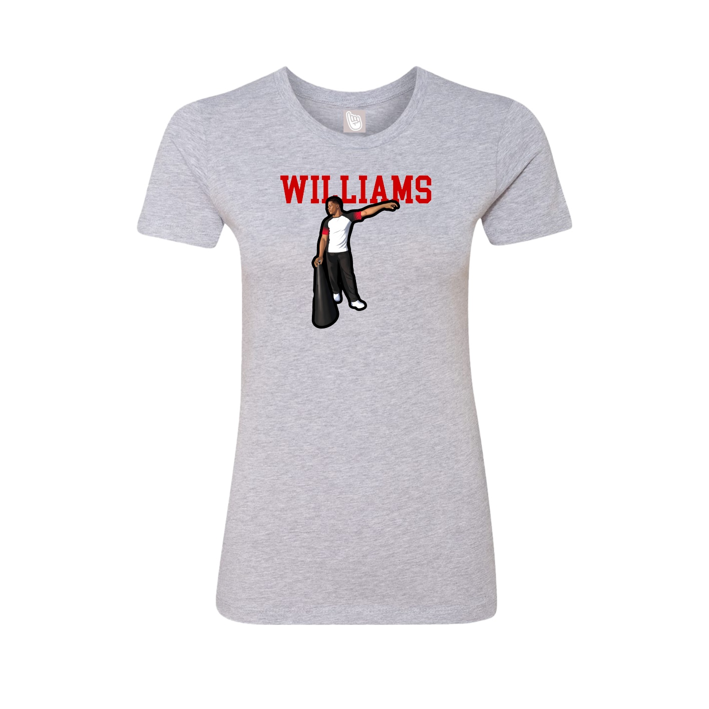 Fitted Women's Tee — Shirsey in Grey