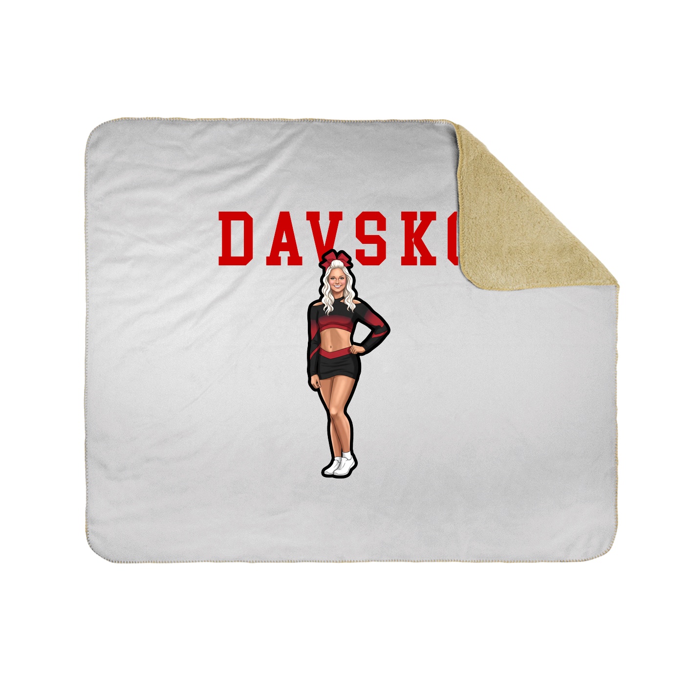 Throw Blanket — Shirsey in White