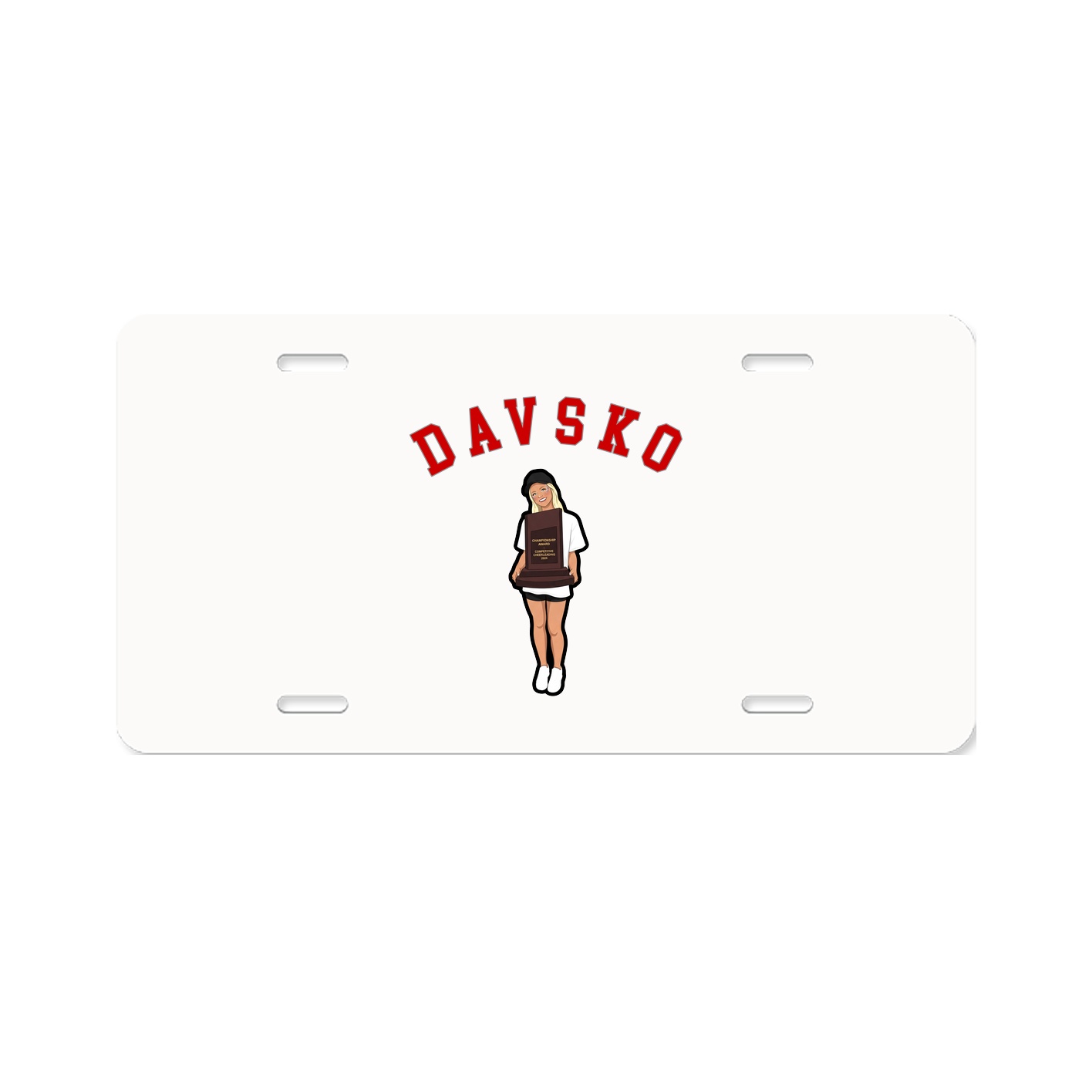 License Plate — Shirsey Arch in Classic