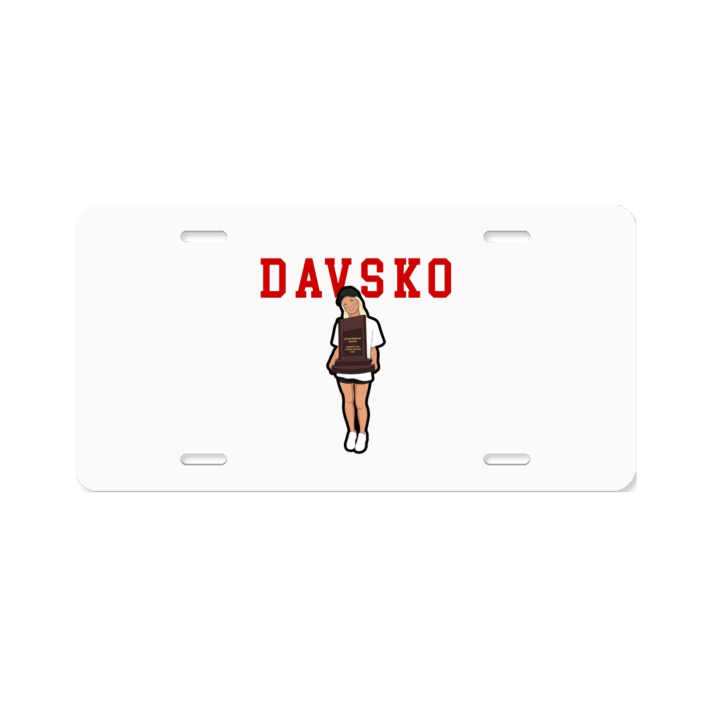 License Plate — Shirsey in Classic