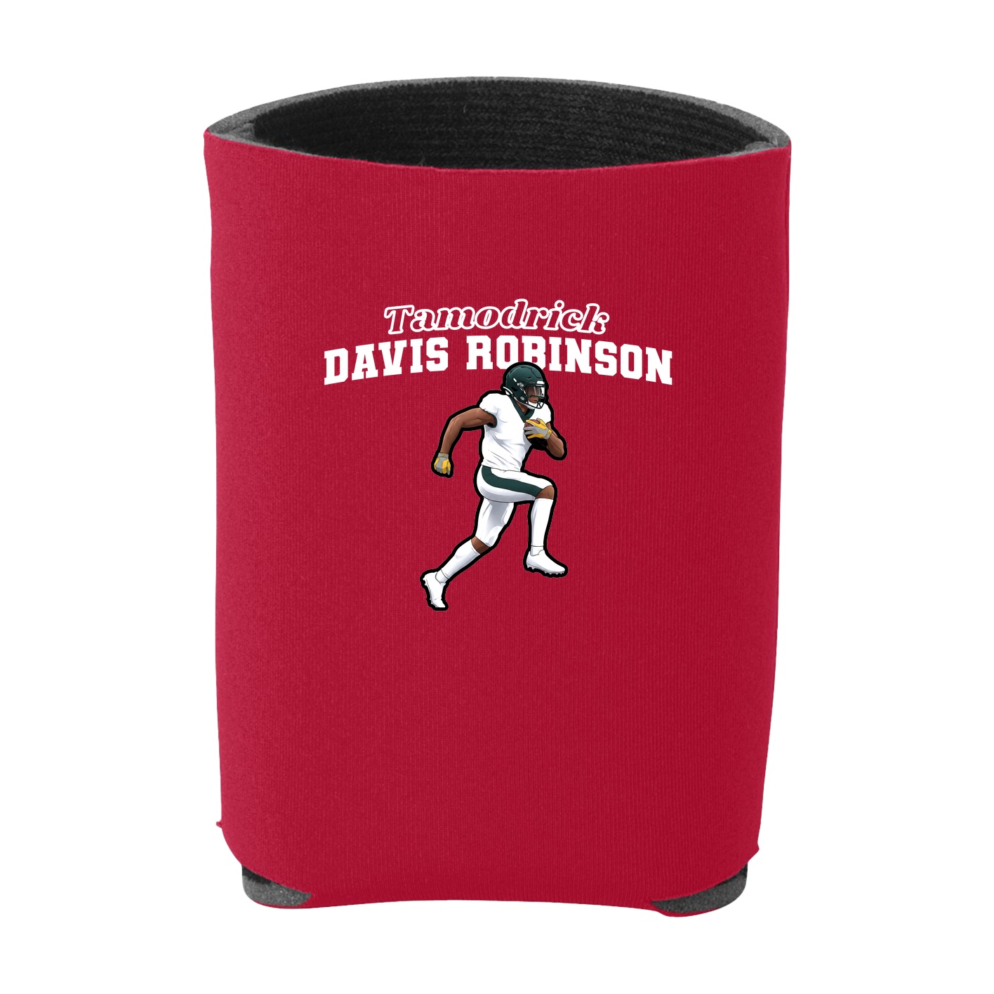 Can Holder — Name Arch in Red