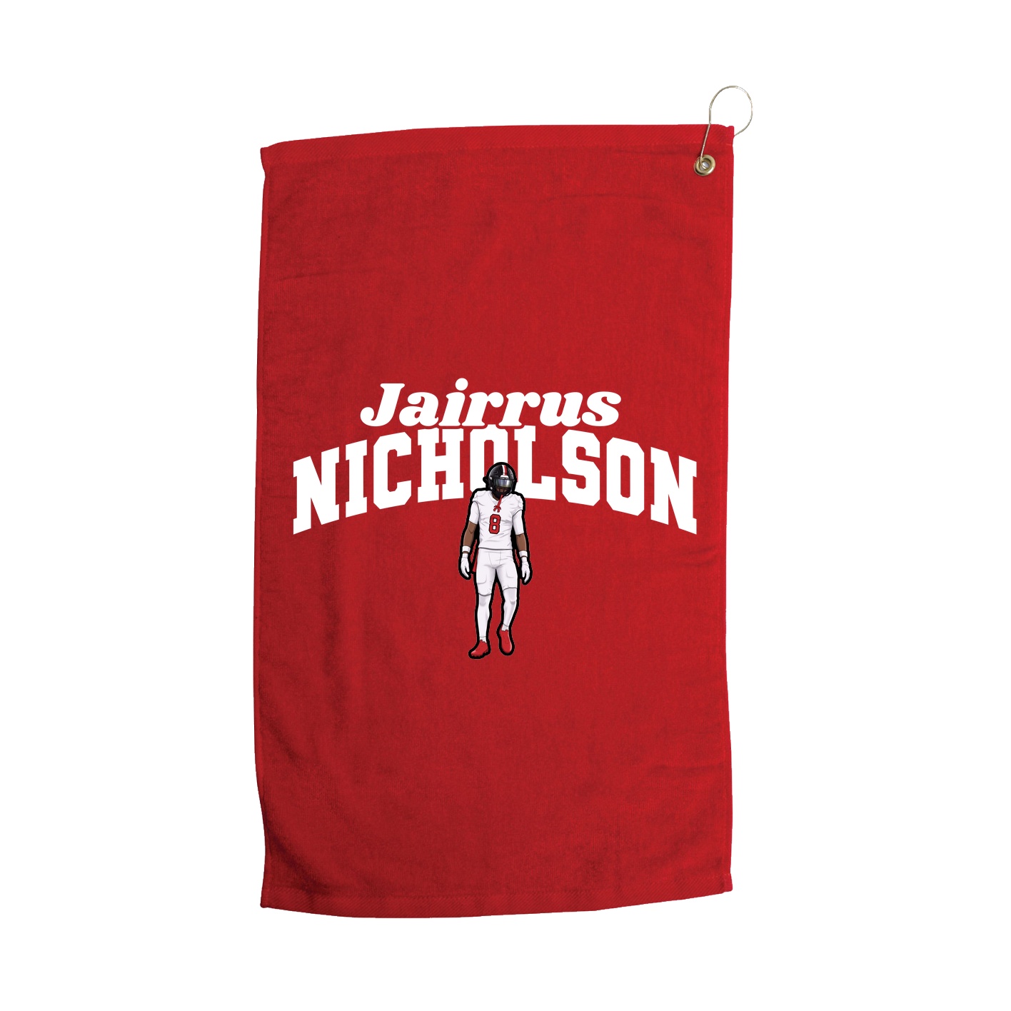 Golf Towel — Signature Arch in Red