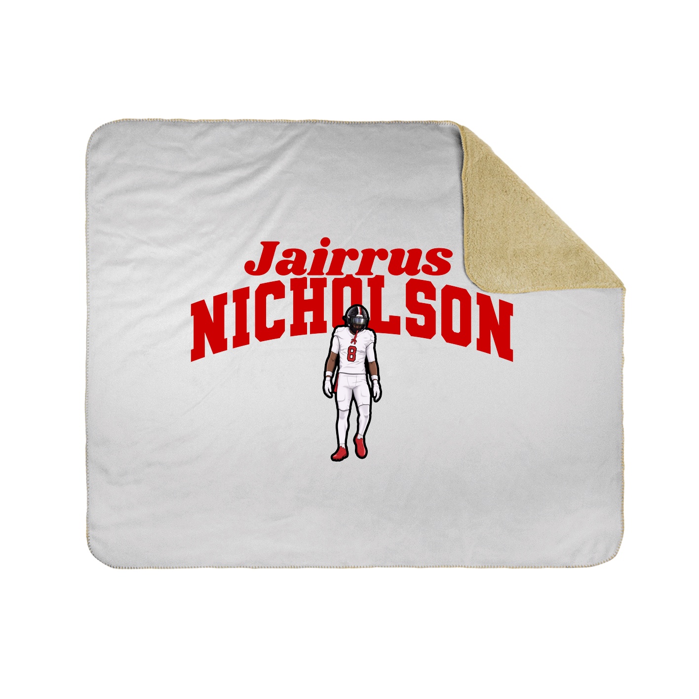 Throw Blanket — Signature Arch in White