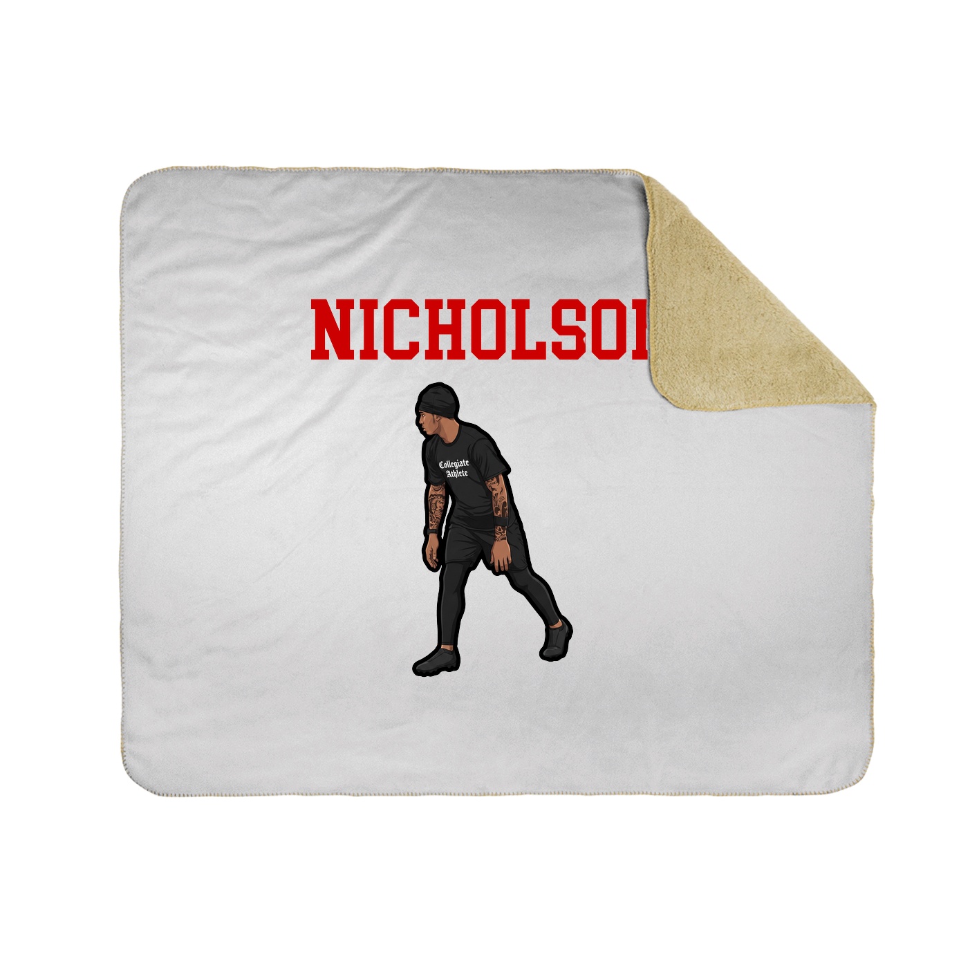 Throw Blanket — Shirsey in White