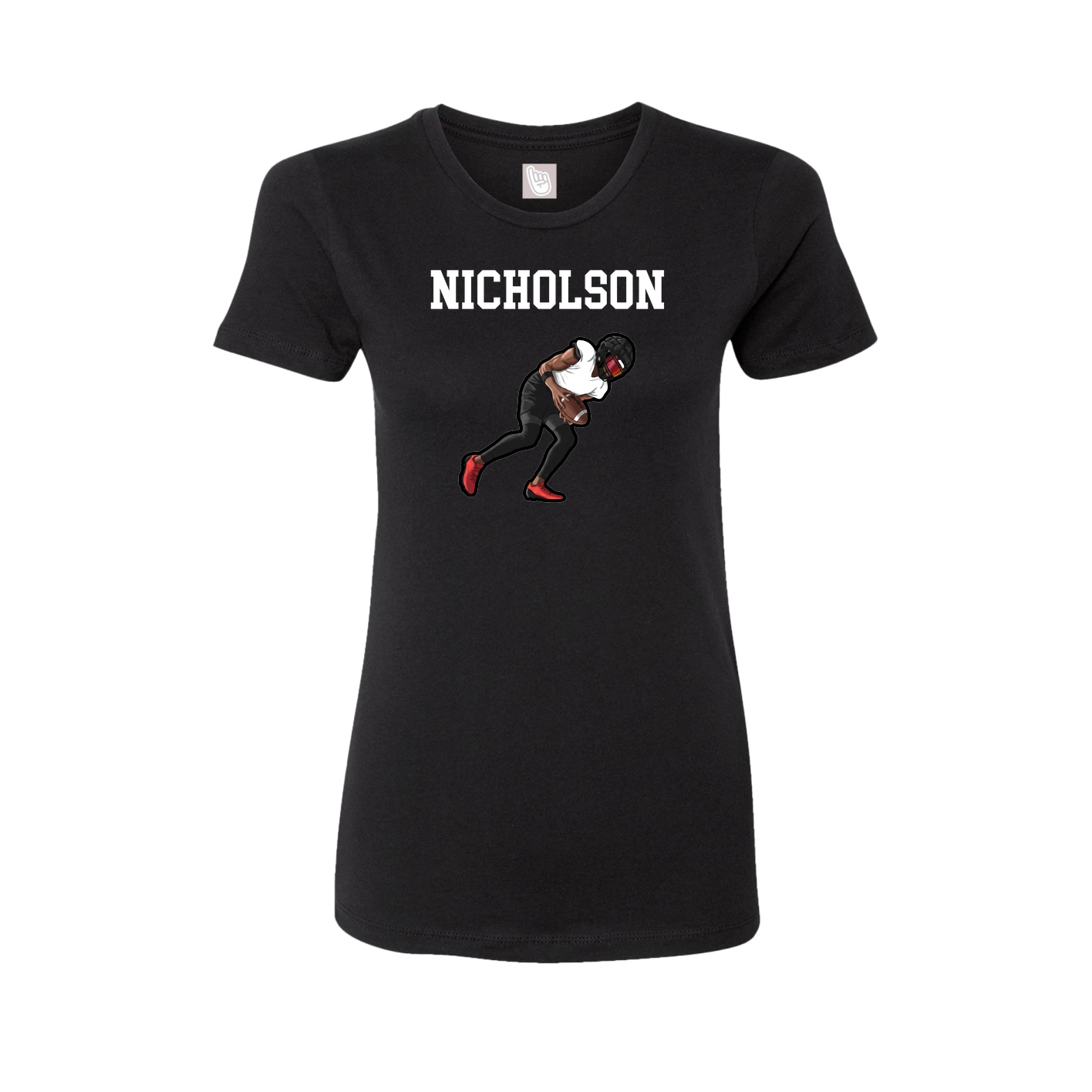 Fitted Women's Tee — Shirsey in Black