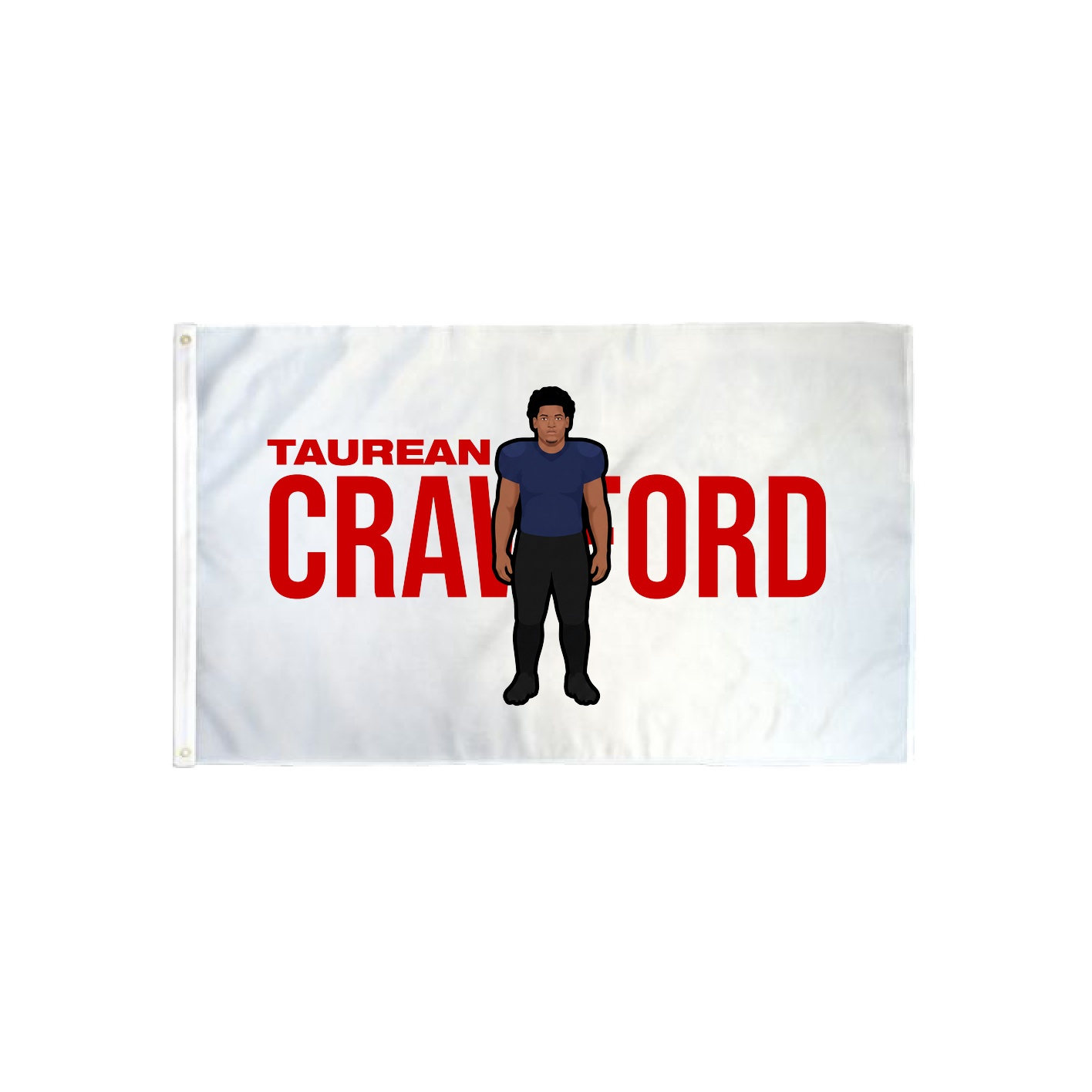 3x5 Flag — Player Name in Classic