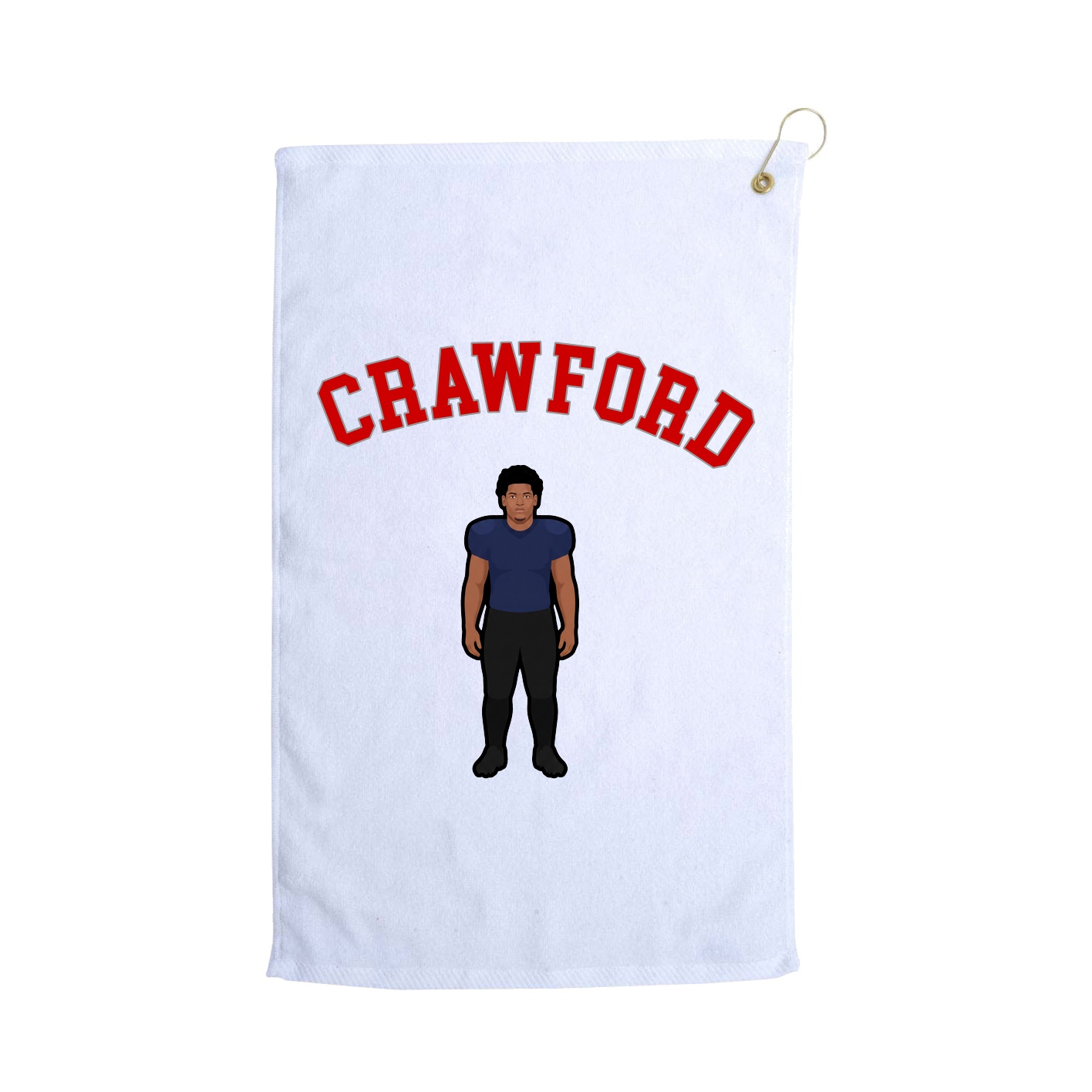 Golf Towel — Shirsey Arch in White