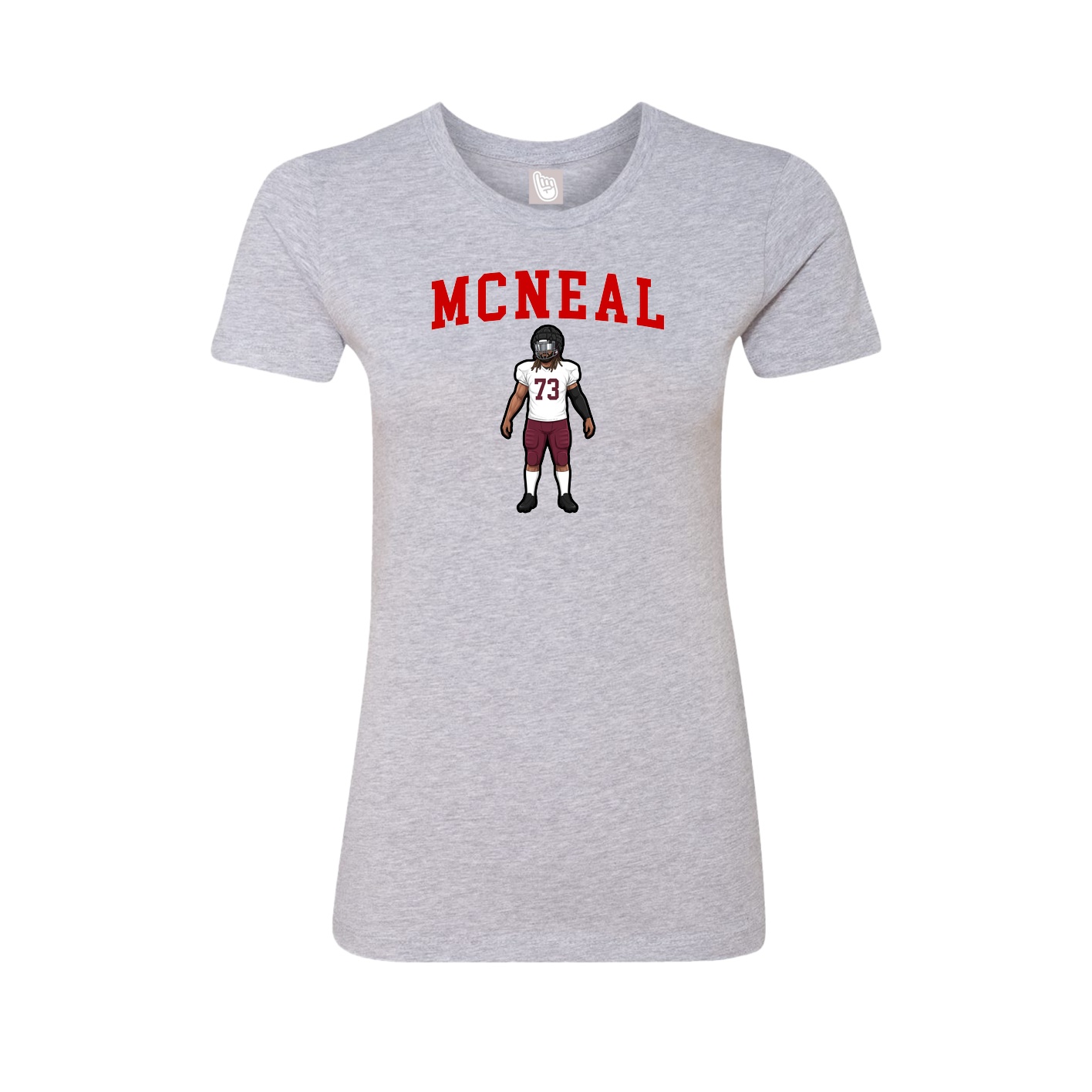 Fitted Women's Tee — Shirsey in Grey