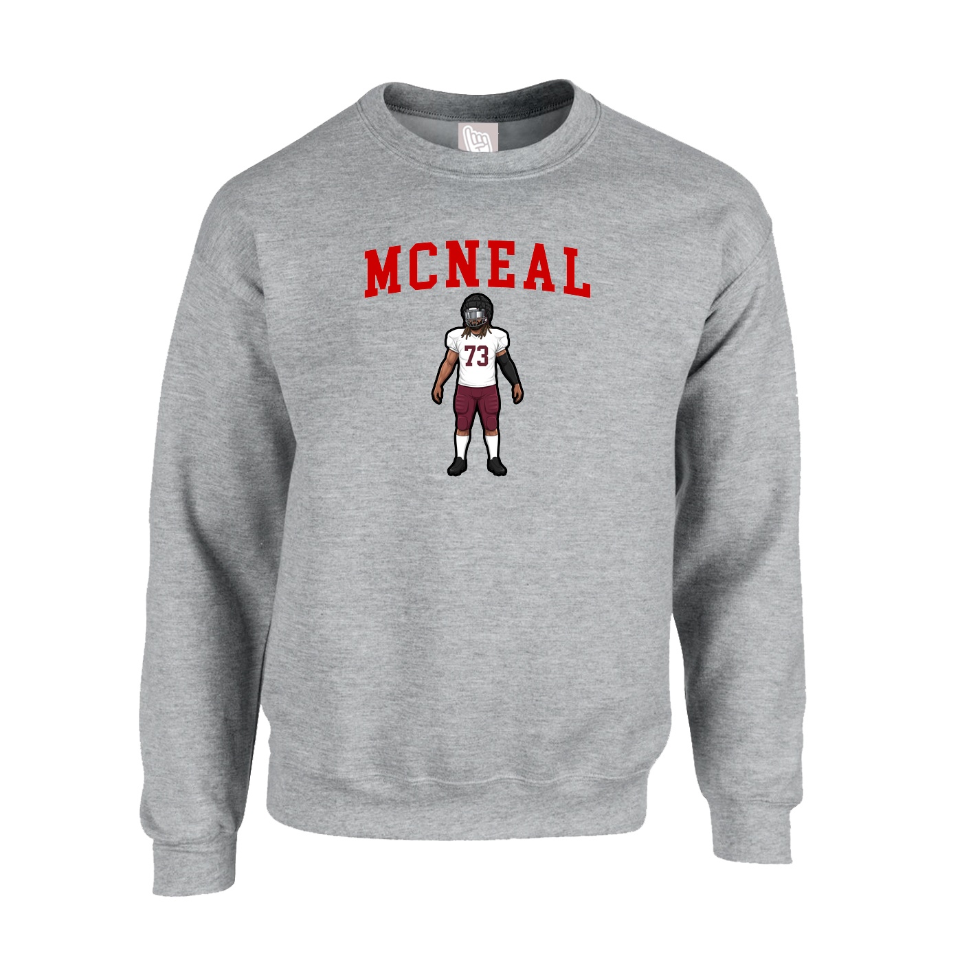 Fleece Crew — Shirsey in Grey